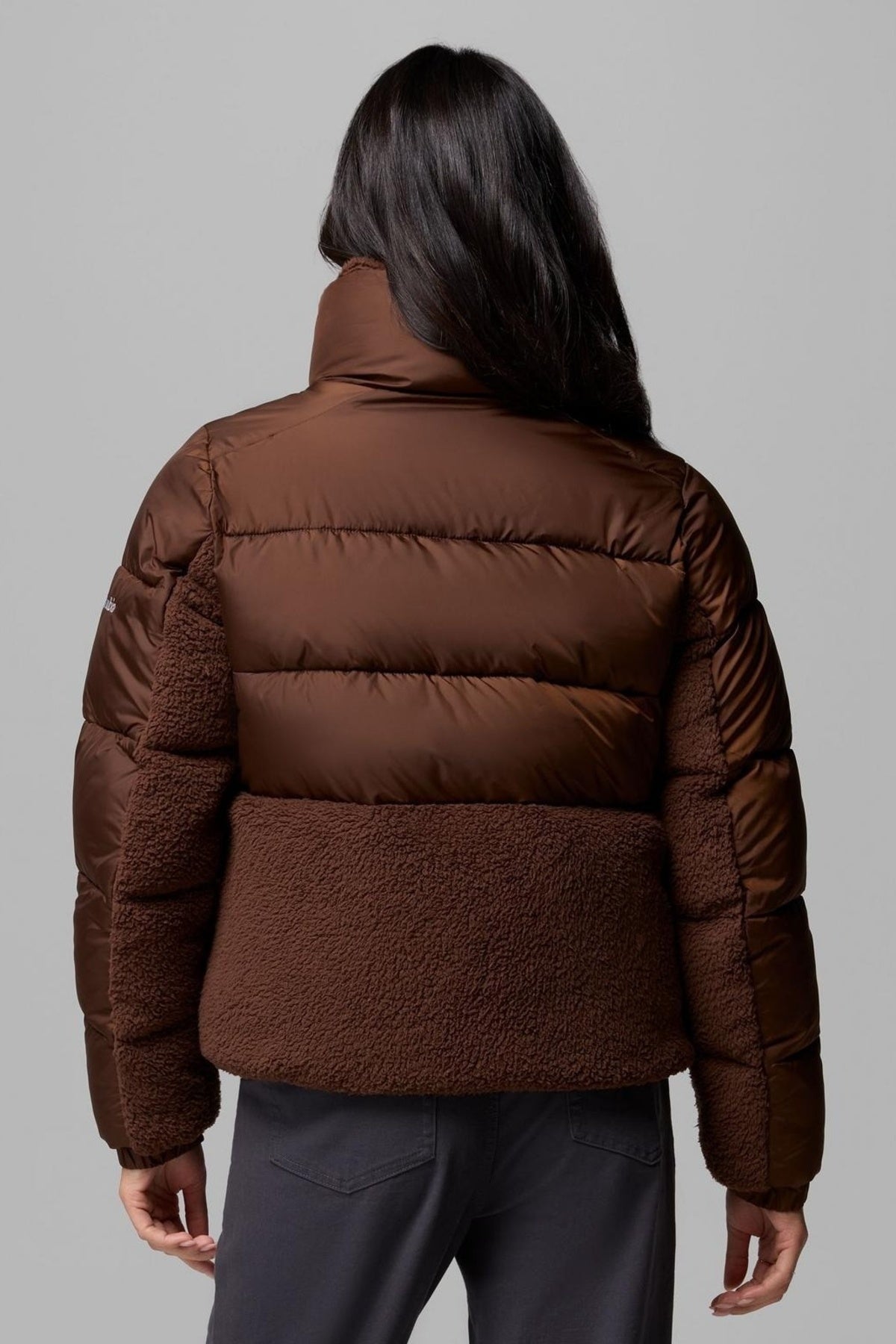 COLUMBIA LEADBETTER POINT  II SHERPA HYBRID en color MARRON  (2)