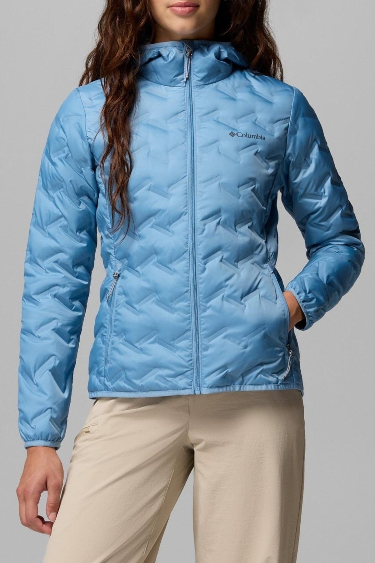 COLUMBIA DELTA RIDGE  II DOWN HOODED JACKET en color   (1)