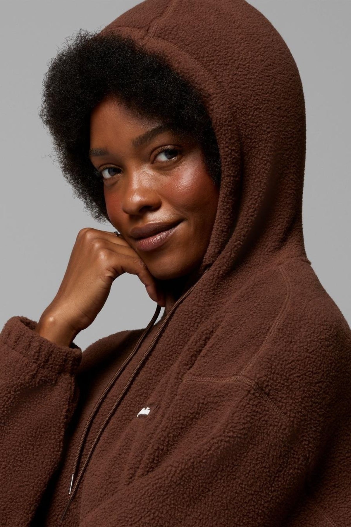 COLUMBIA TIMBER MEADOW  MTR FLEECE HOODIE en color MARRON  (5)