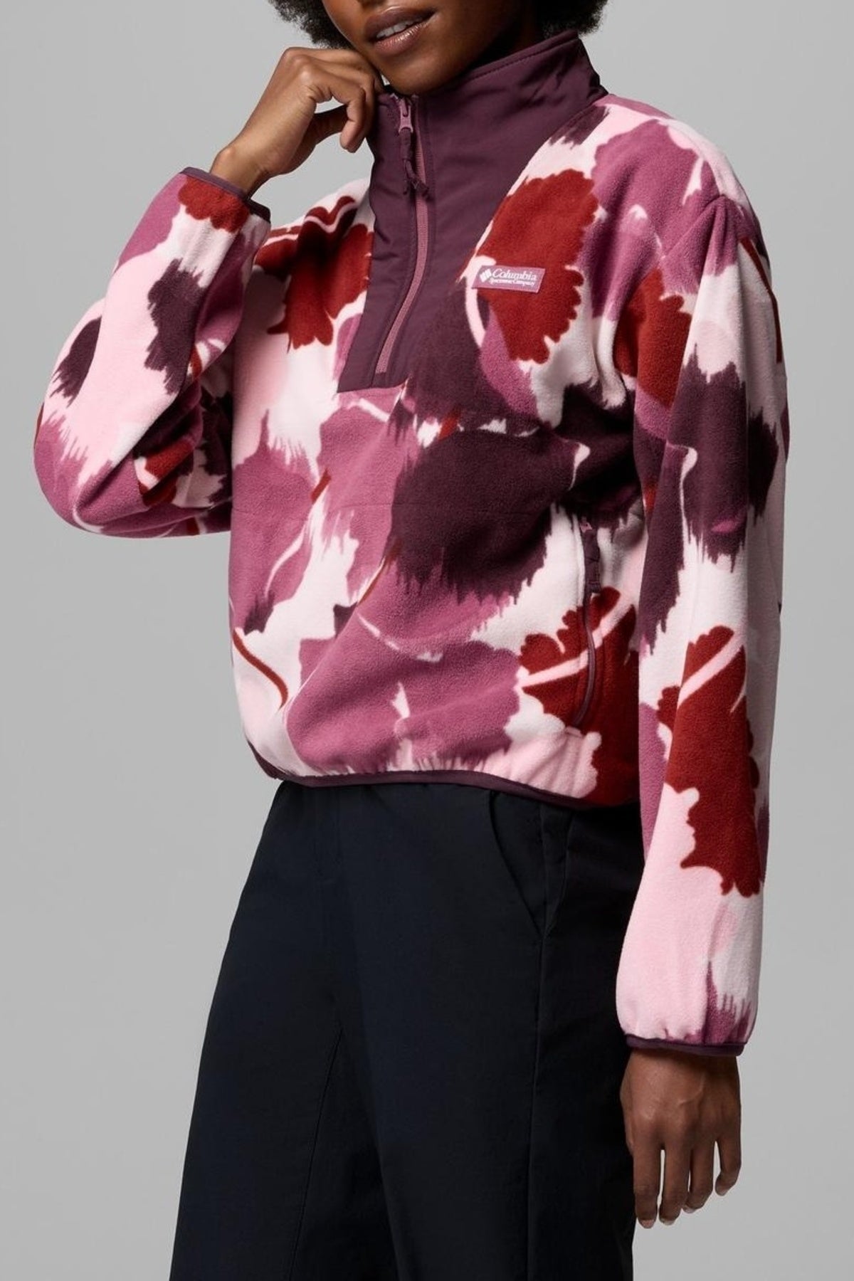 COLUMBIA SEQUOIA GROVE  II PRINTED HALF ZIP en color MULTICOLOR  (1)