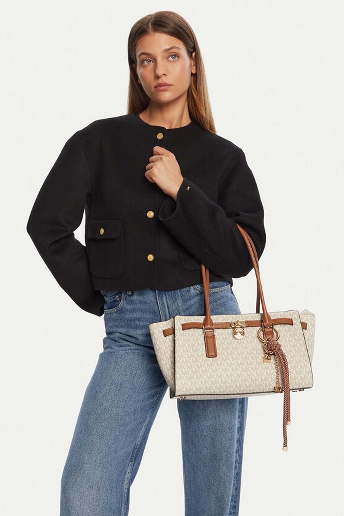 MICHAEL KORS  HAMILTON MODERNE  en color BLANCO  (1)