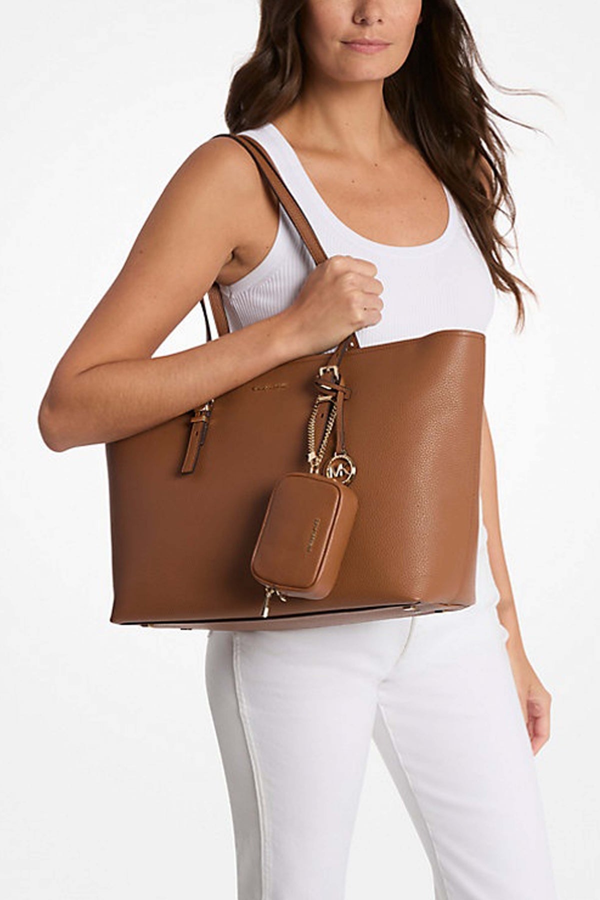 MICHAEL KORS QUINN en color MARRON  (3)
