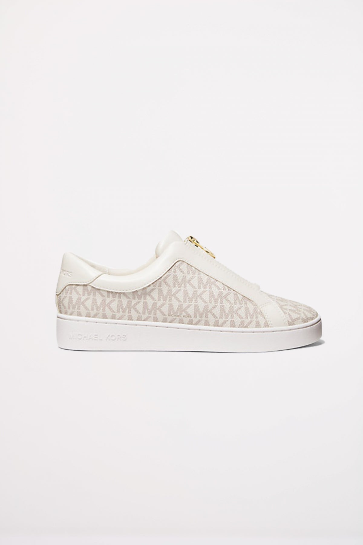 MICHAEL KORS KEATON ZIP SLIP ON en color BLANCO  (2)