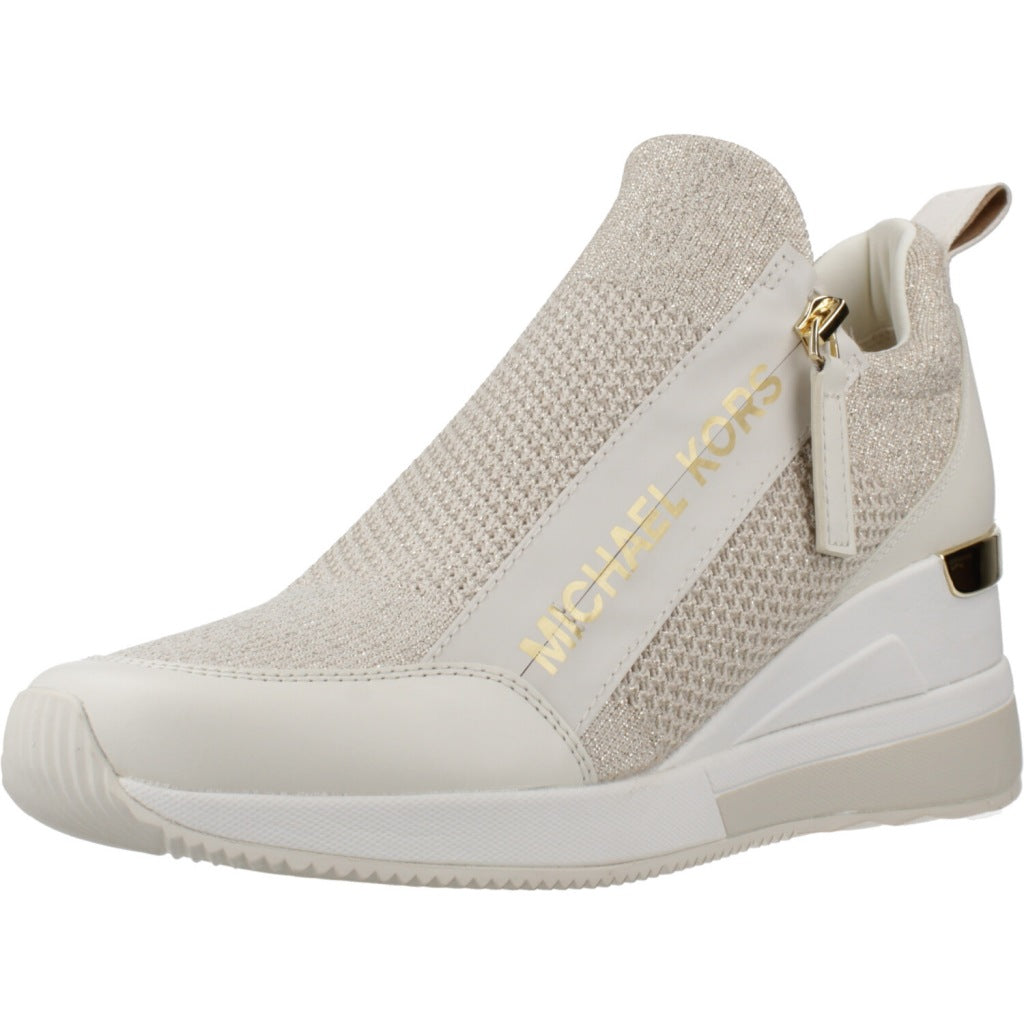MICHAEL KORS WILLIS WEDGE TRAINER en color BLANCO  (1)