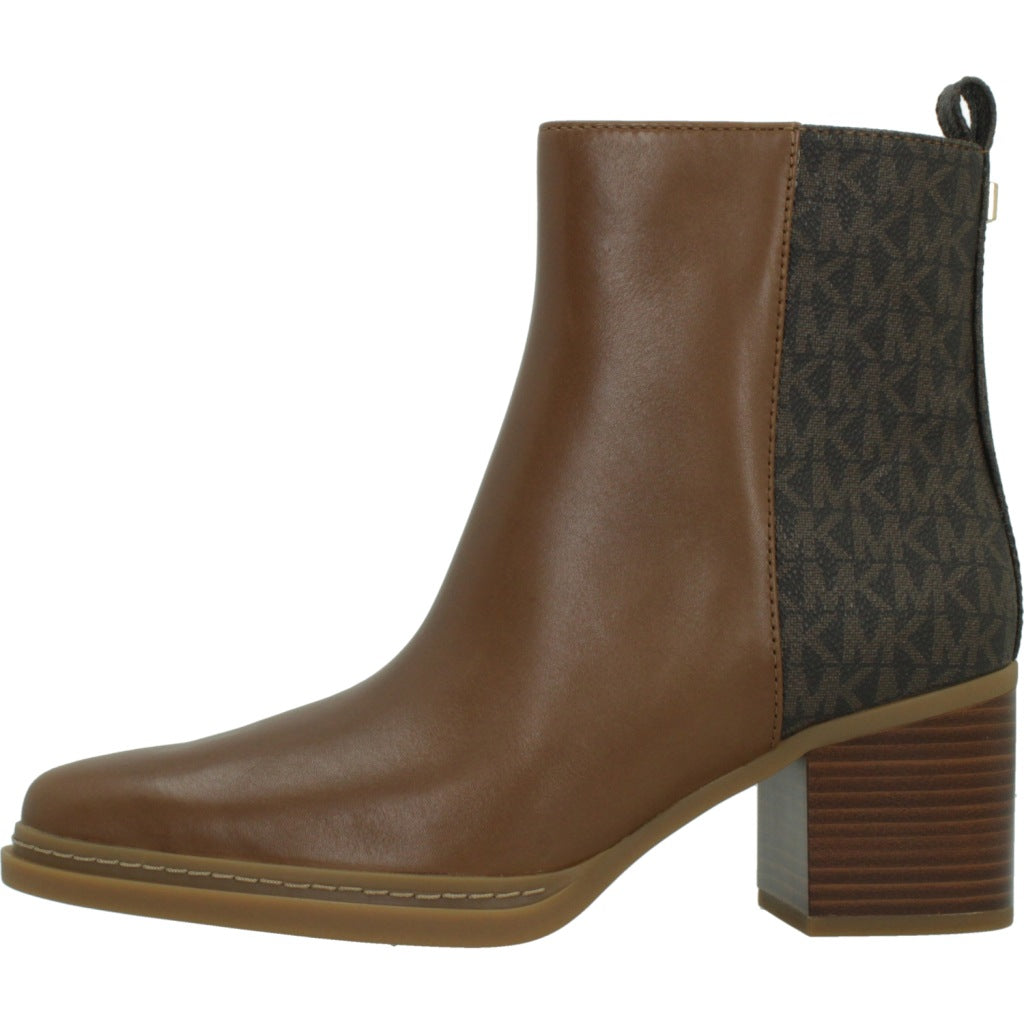 MICHAEL KORS FLXMEL LEX BOOTIE en color MARRON CLARO  (2)