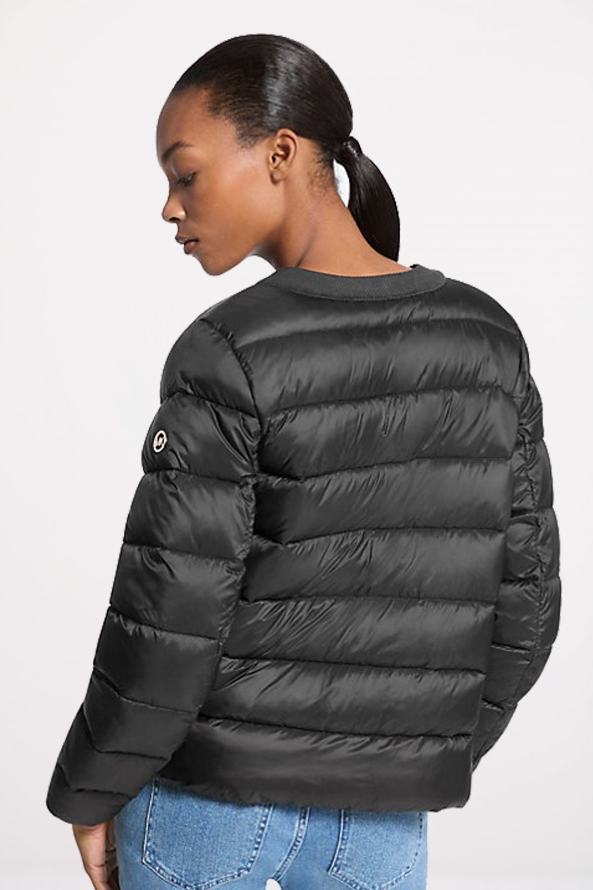 MICHAEL KORS JACKET W CORDUROY en color NEGRO  (2)