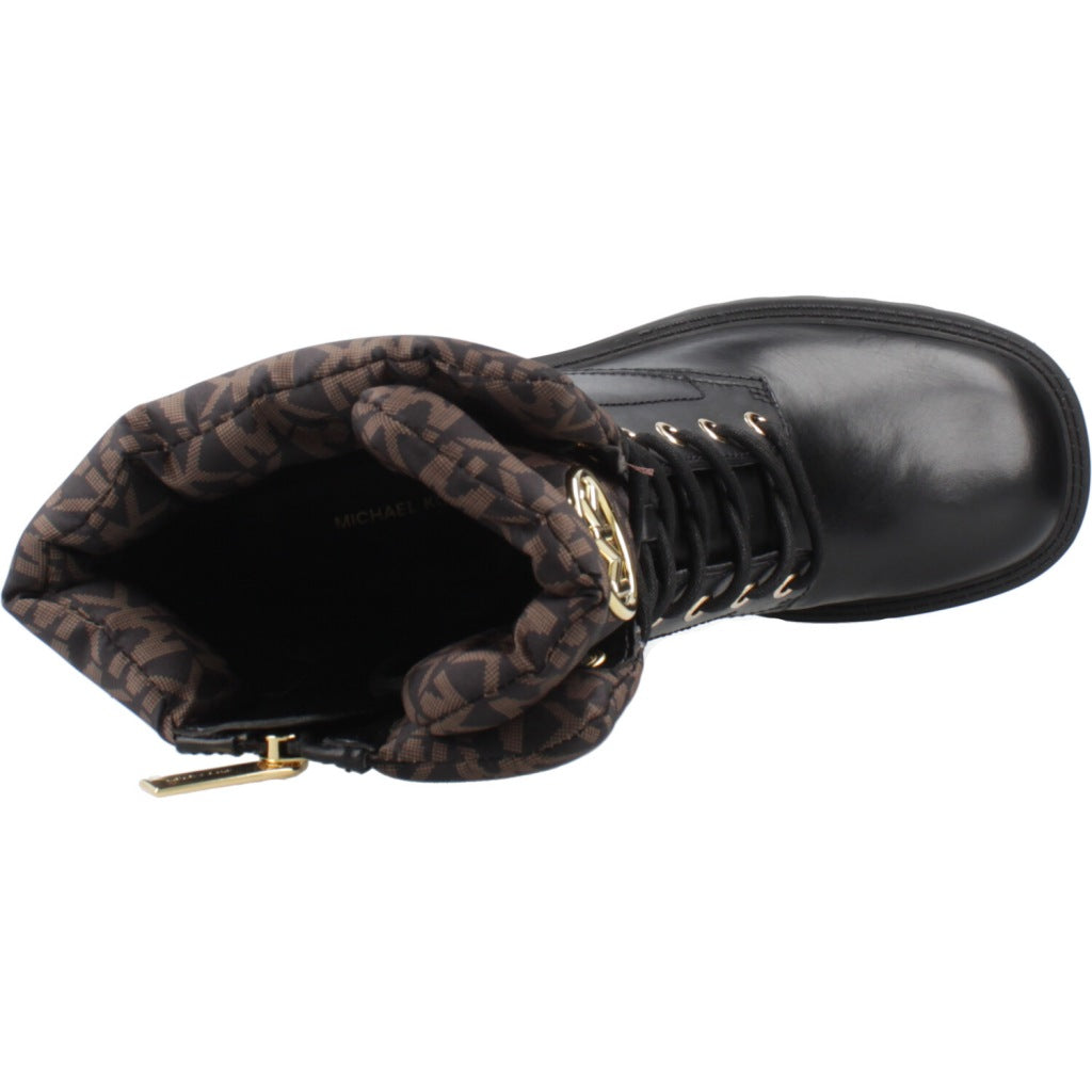 MICHAEL KORS CADE HEELED BOOTIE en color NEGRO  (7)
