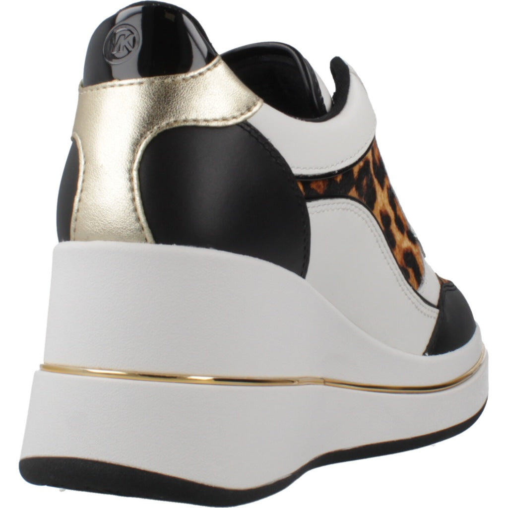 MICHAEL KORS EMMY WEDGE TRAINER en color ANIMAL PRINT  (3)