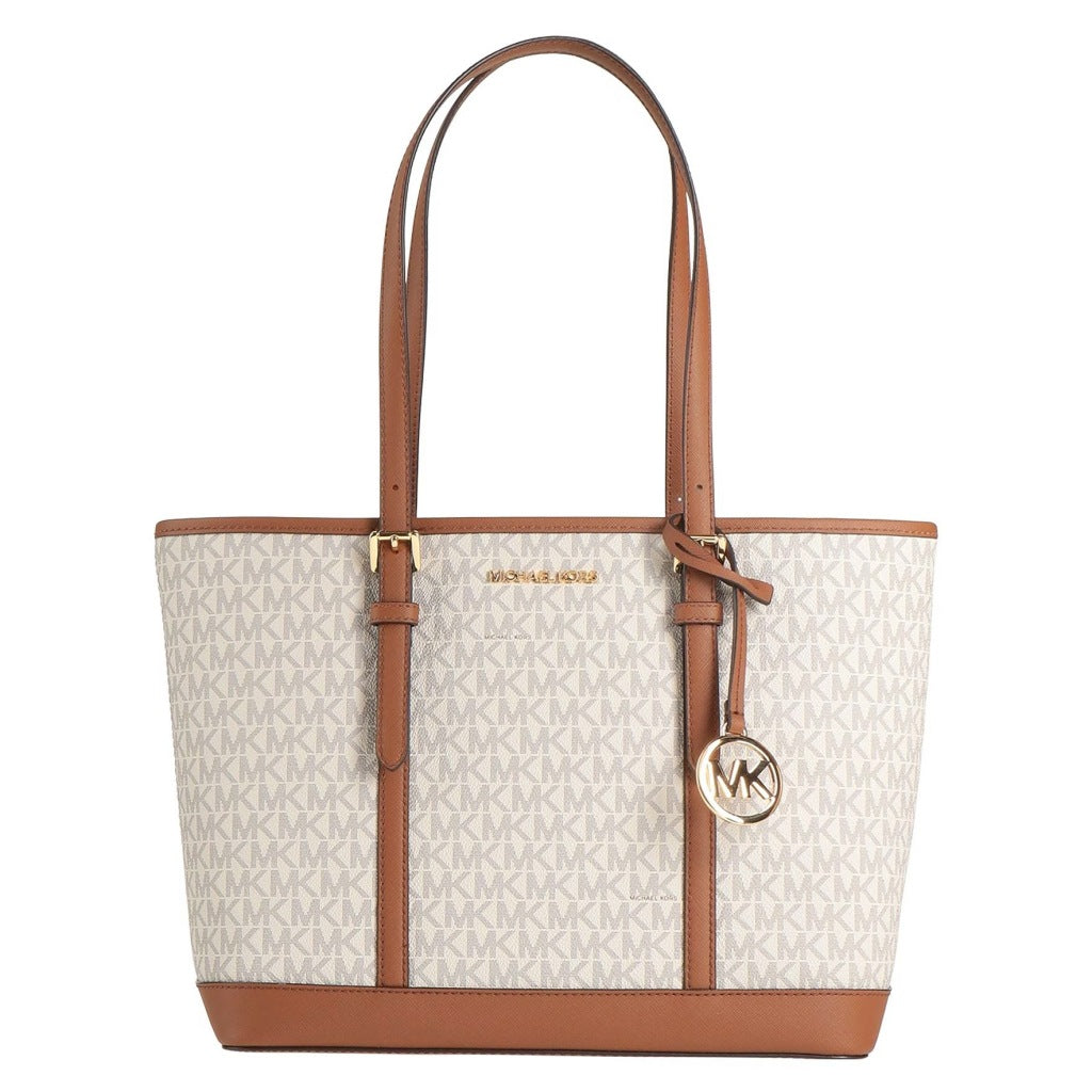 MICHAEL KORS JET SET TRAVEL LARGE en color BLANCO  (1)