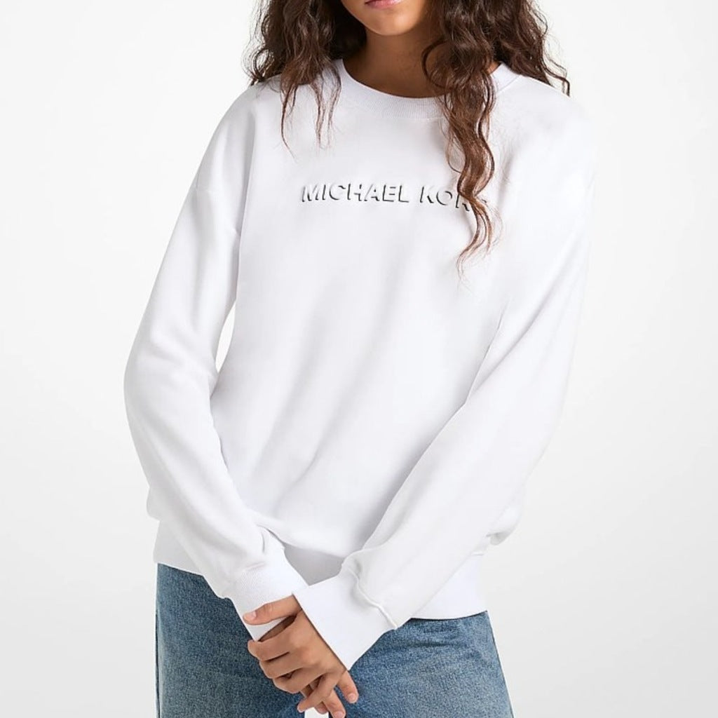 MICHAEL KORS MRZMY MK SHDW EMBSSED LOGO en color BLANCO  (4)
