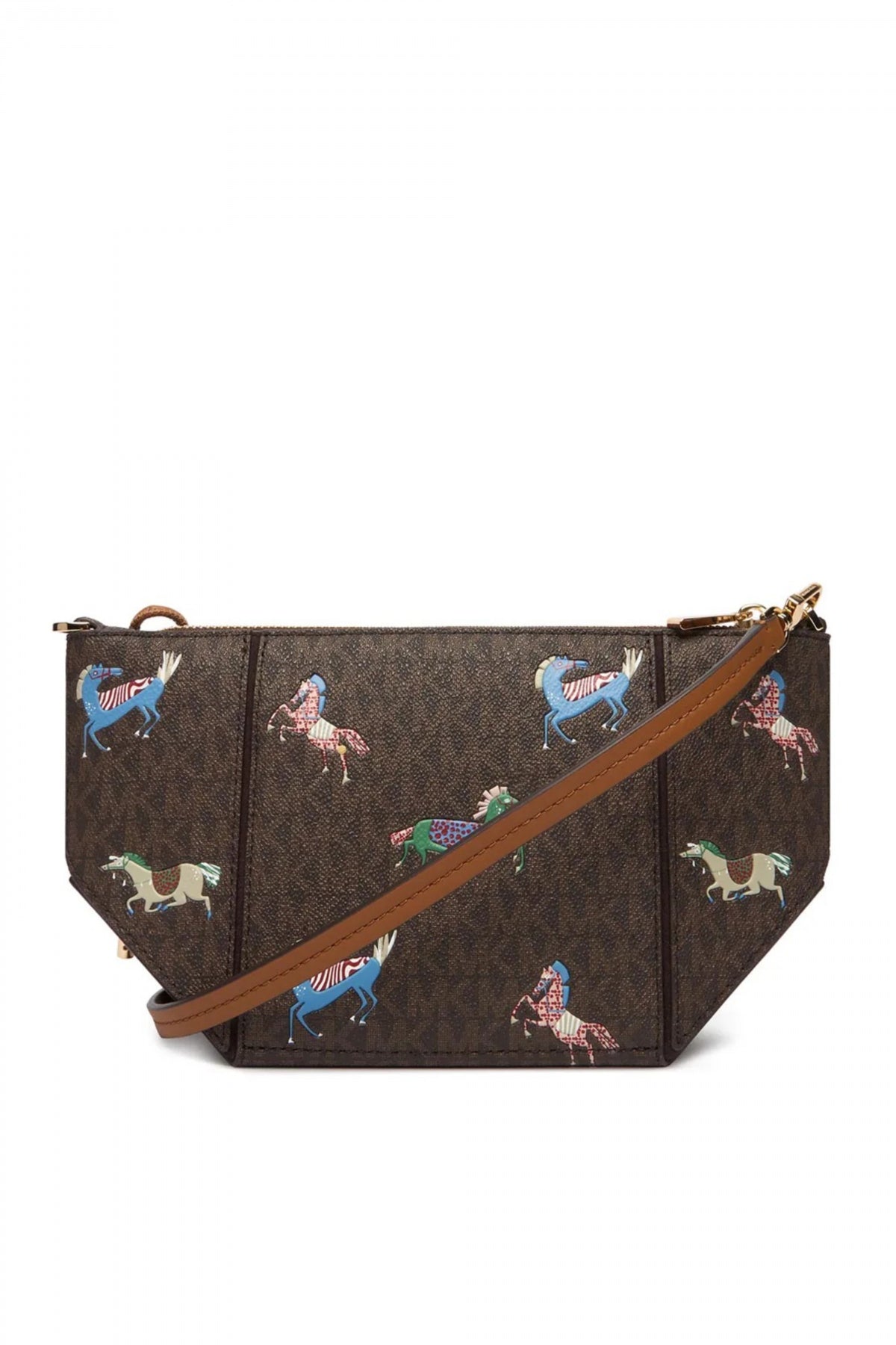 MICHAEL KORS JORDI SM TZ XBODY  en color MARRON  (2)