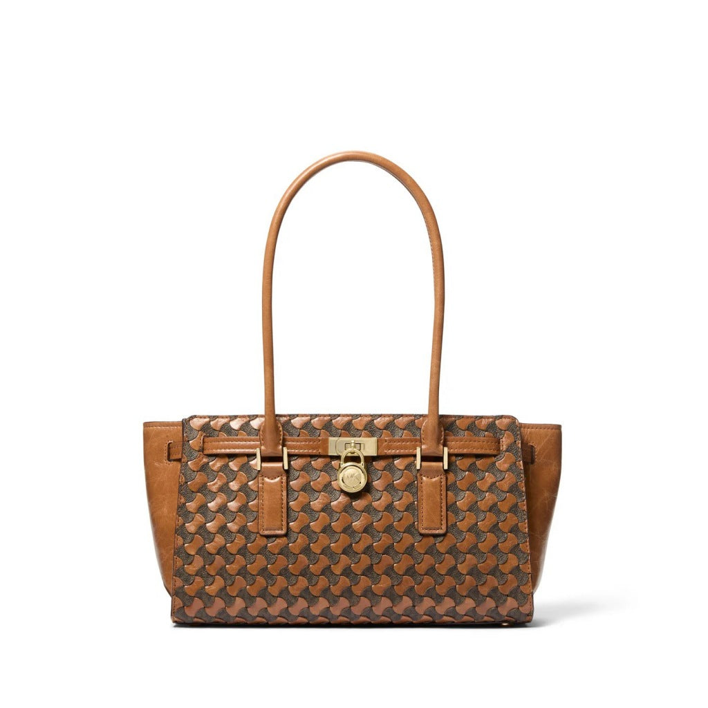 MICHAEL KORS HAMILTON MODERNE en color MARRON CLARO  (4)