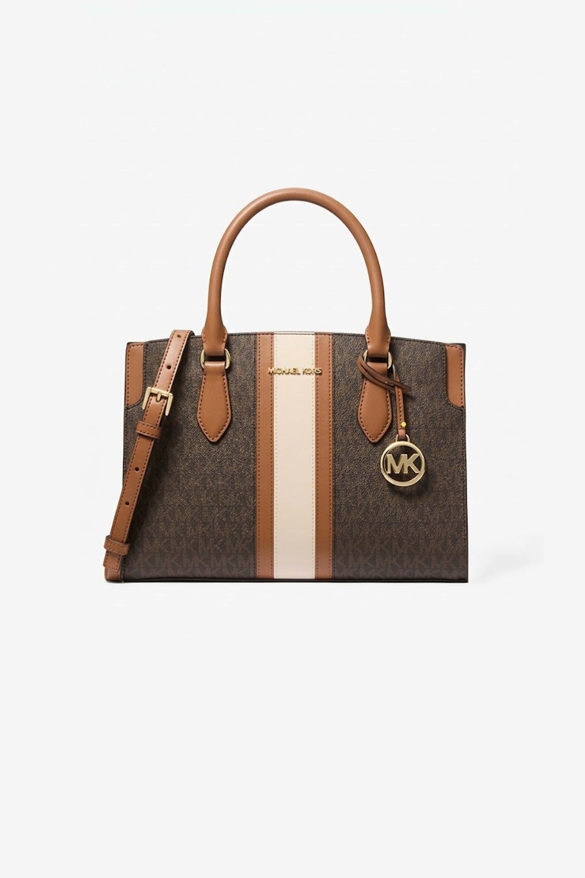 MICHAEL KORS  BECCA MD SATCHEL  en color MARRON  (1)