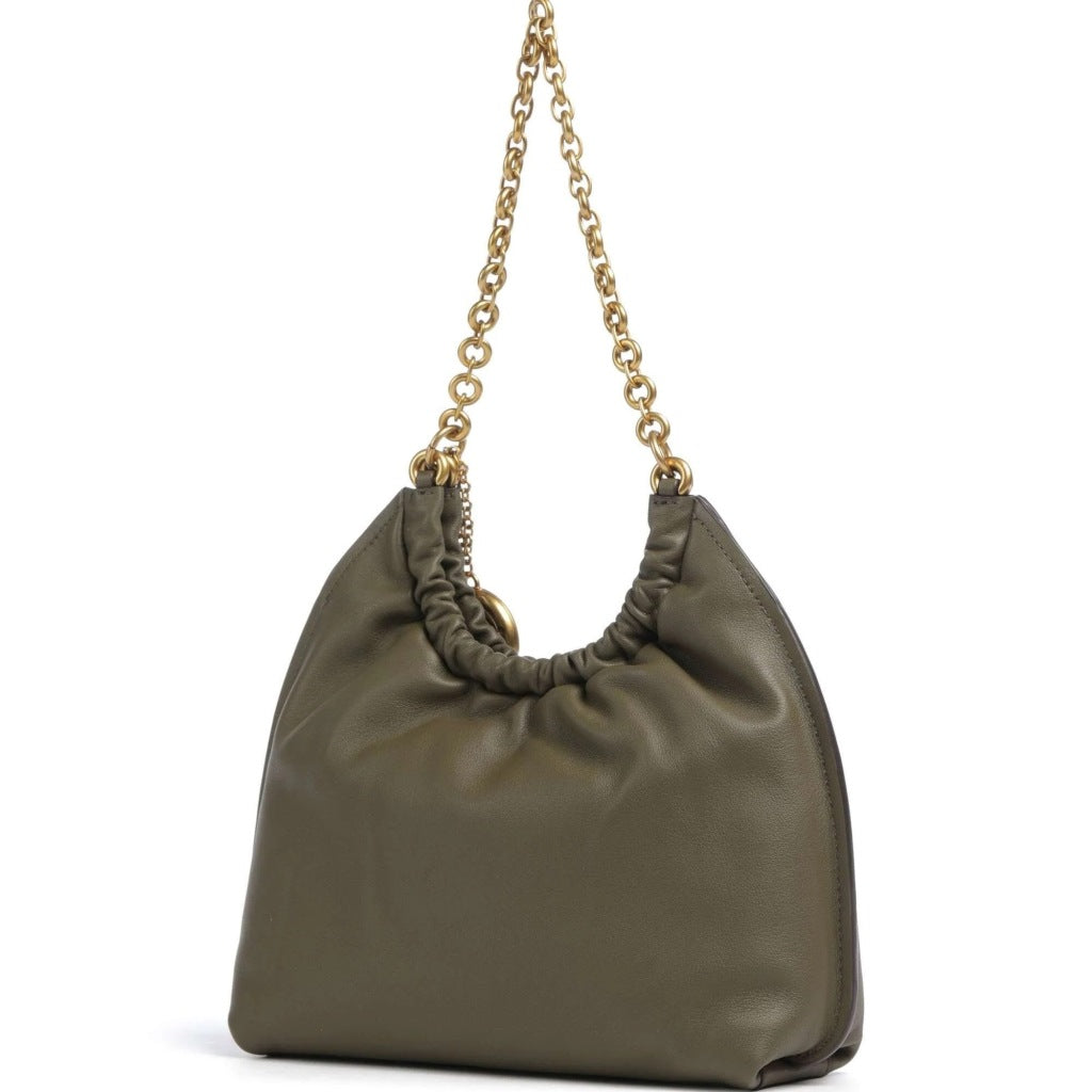 MICHAEL KORS SACL INDIE MD CINCH POUCHETTE en color VERDE  (5)