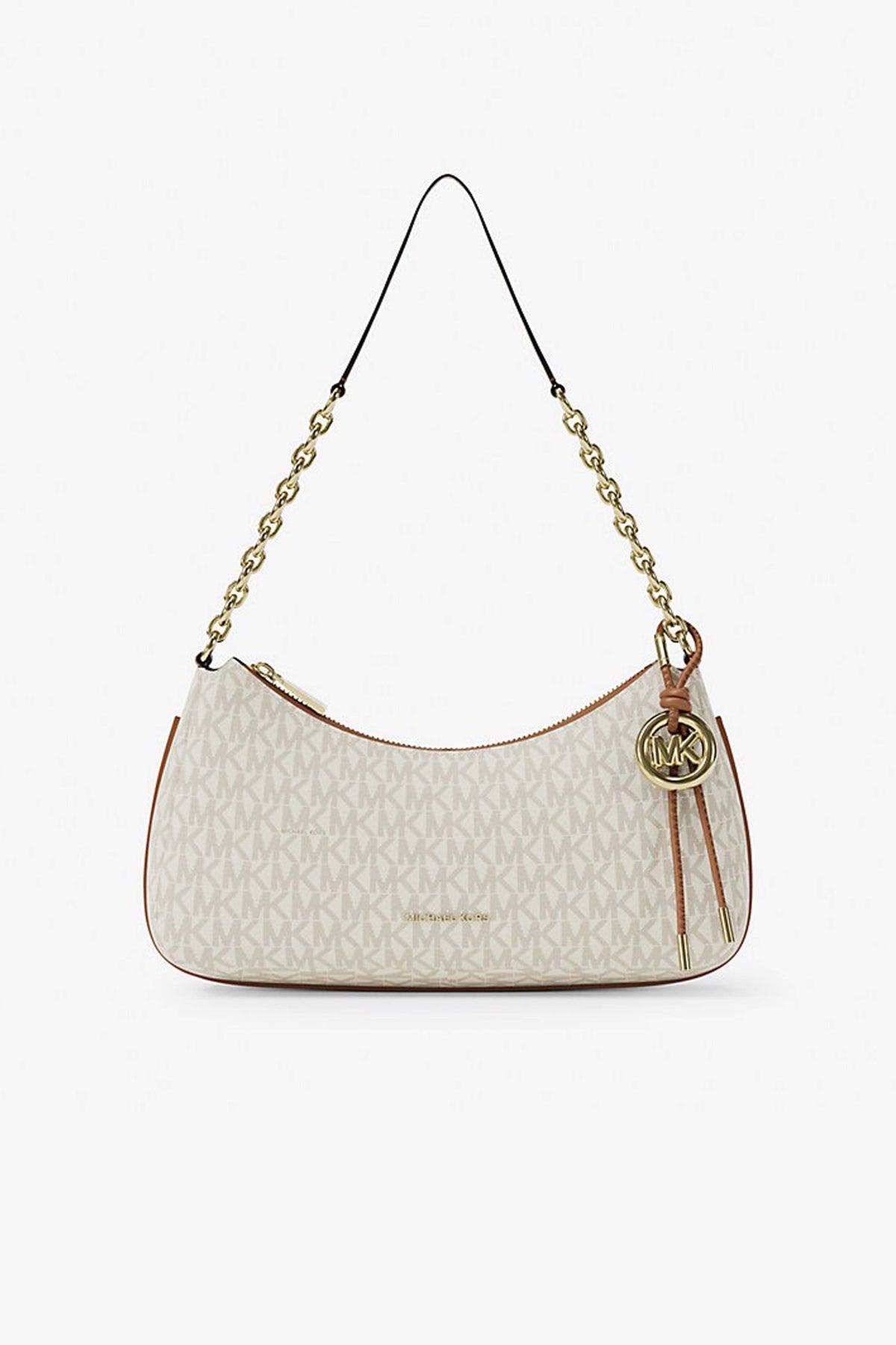 MICHAEL KORS MD CHAIN POUCHETTE en color BLANCO  (3)