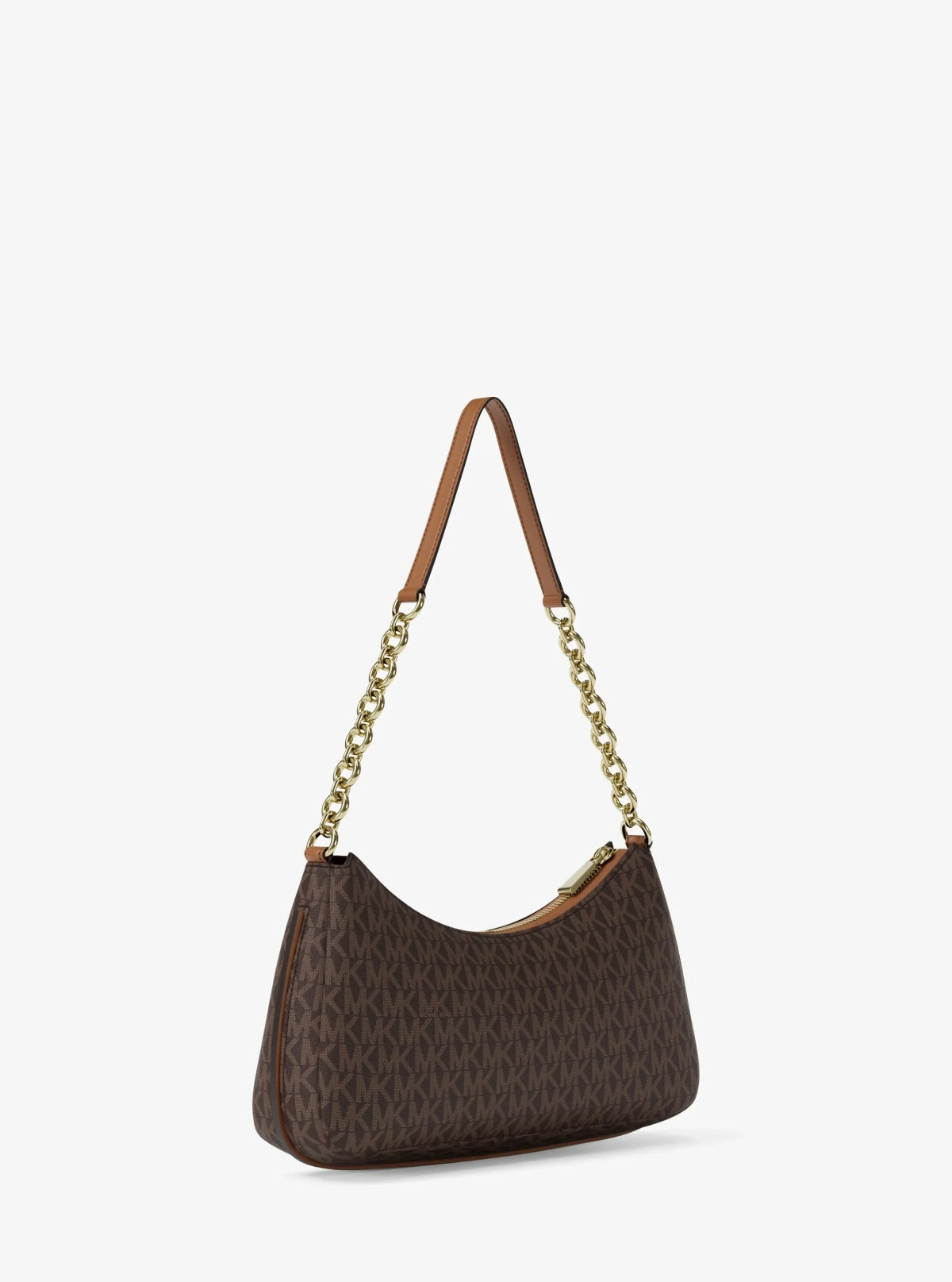 MICHAEL KORS MD CHAIN POUCHETTE en color MARRON  (2)