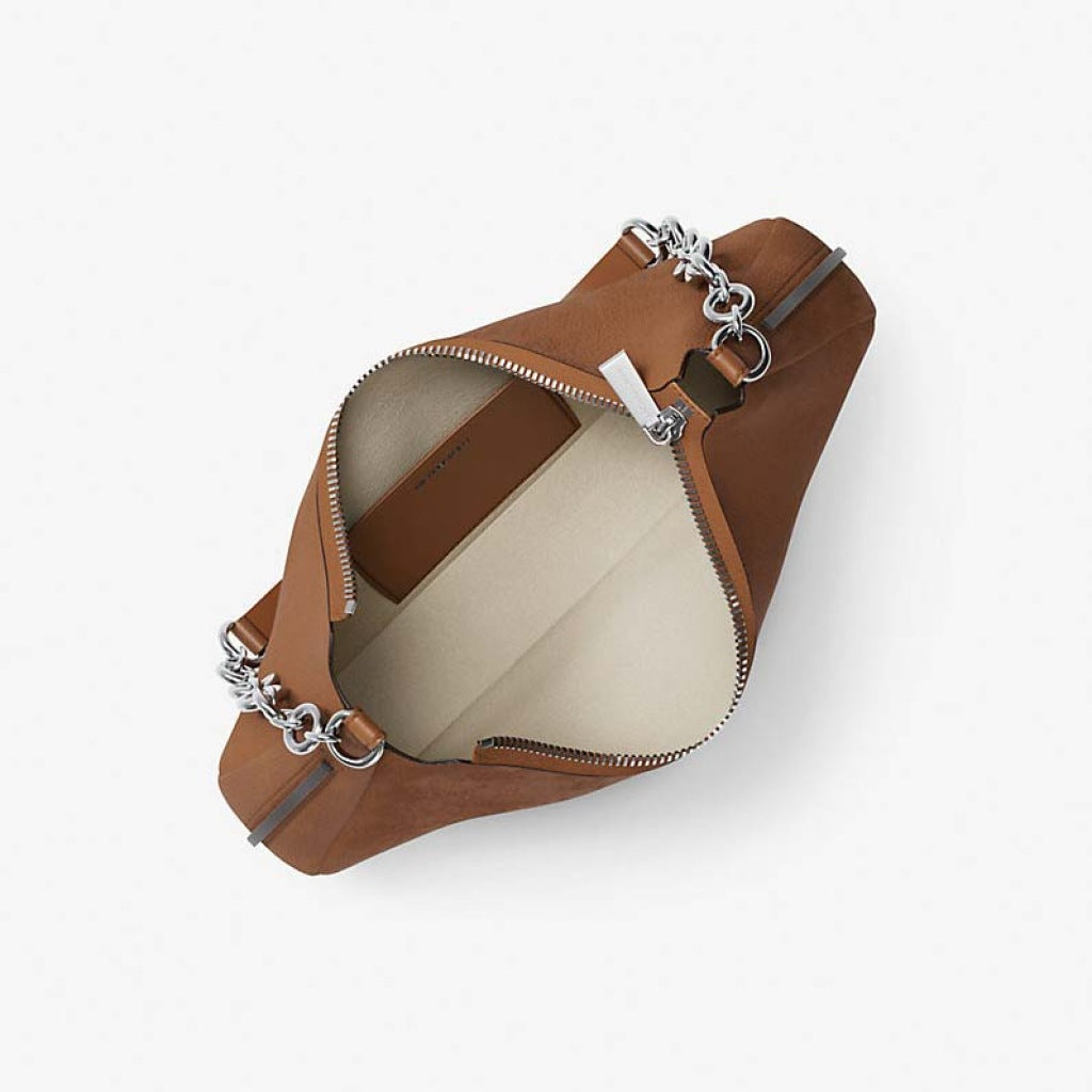 MICHAEL KORS MD CHAIN POUCHETTE en color MARRON  (5)