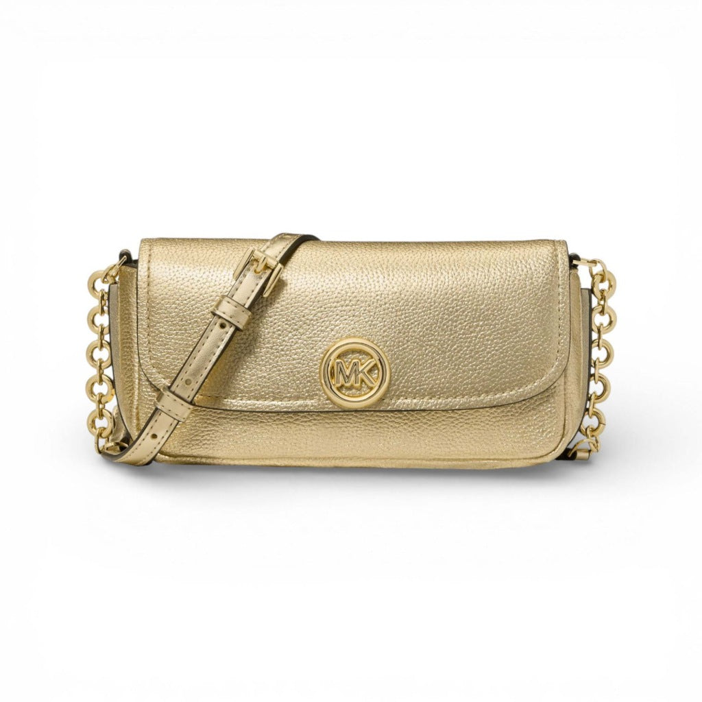 MICHAEL KORS FLAP CHAIN XBODY en color ORO  (4)
