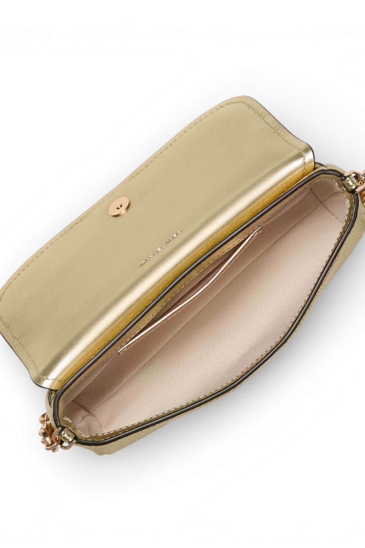 MICHAEL KORS FLAP CHAIN XBODY en color ORO  (3)