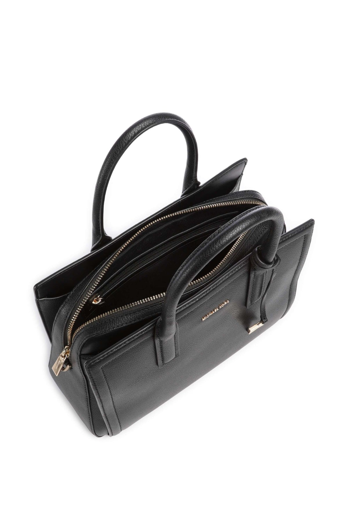 MICHAEL KORS RGISL MD SATCHEL en color NEGRO  (4)