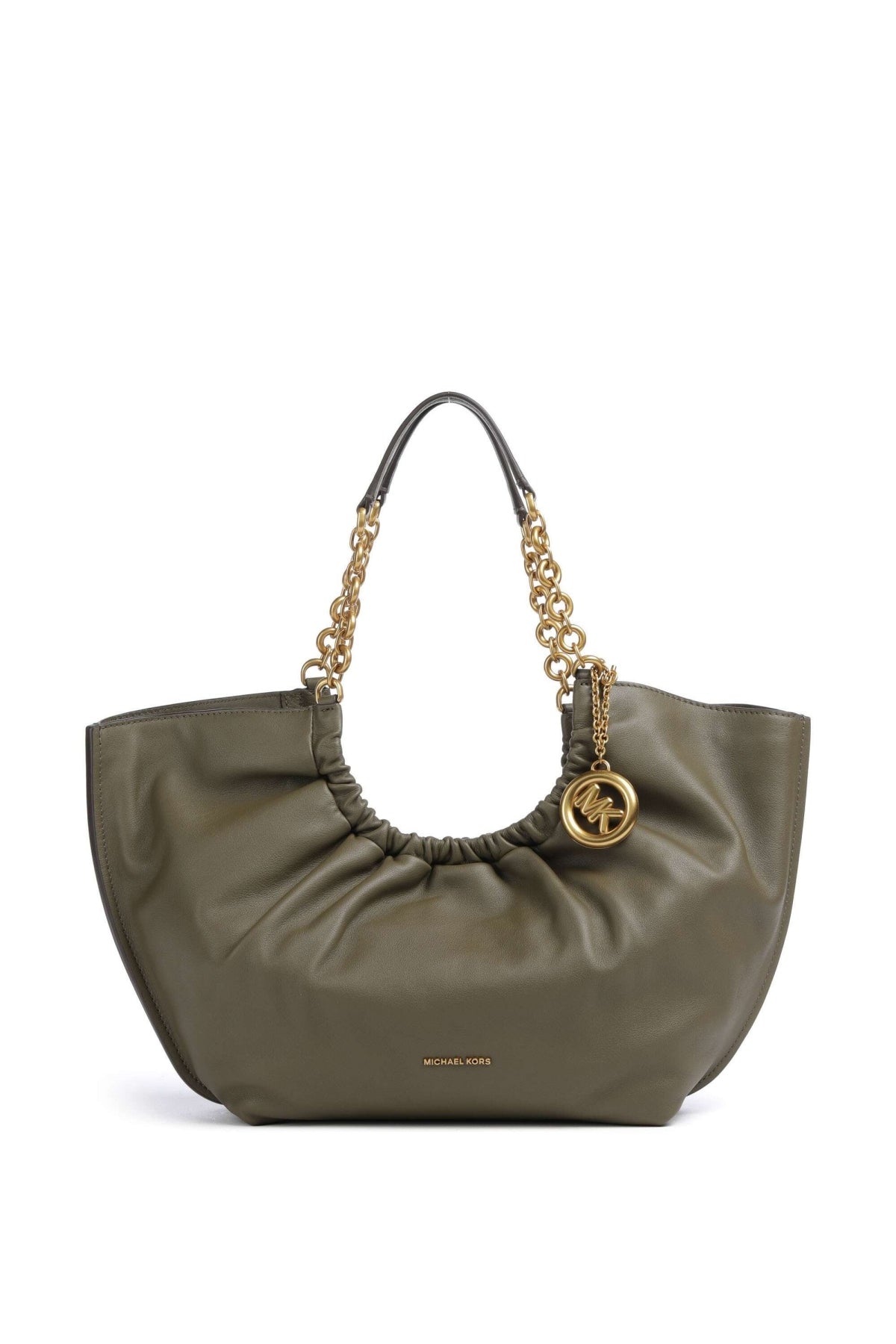 MICHAEL KORS TATL SM CINCH TOTE en color VERDE  (1)
