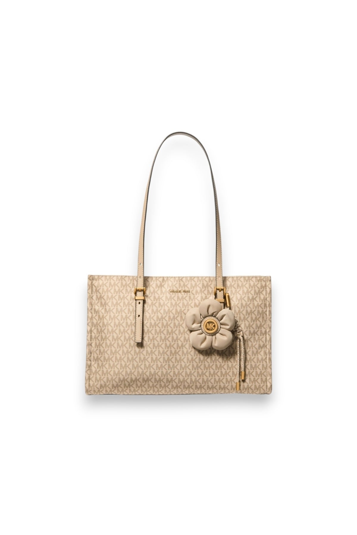 MICHAEL KORS TAZTC MD EW TZ TOTE W CHARM en color BEIS  (1)