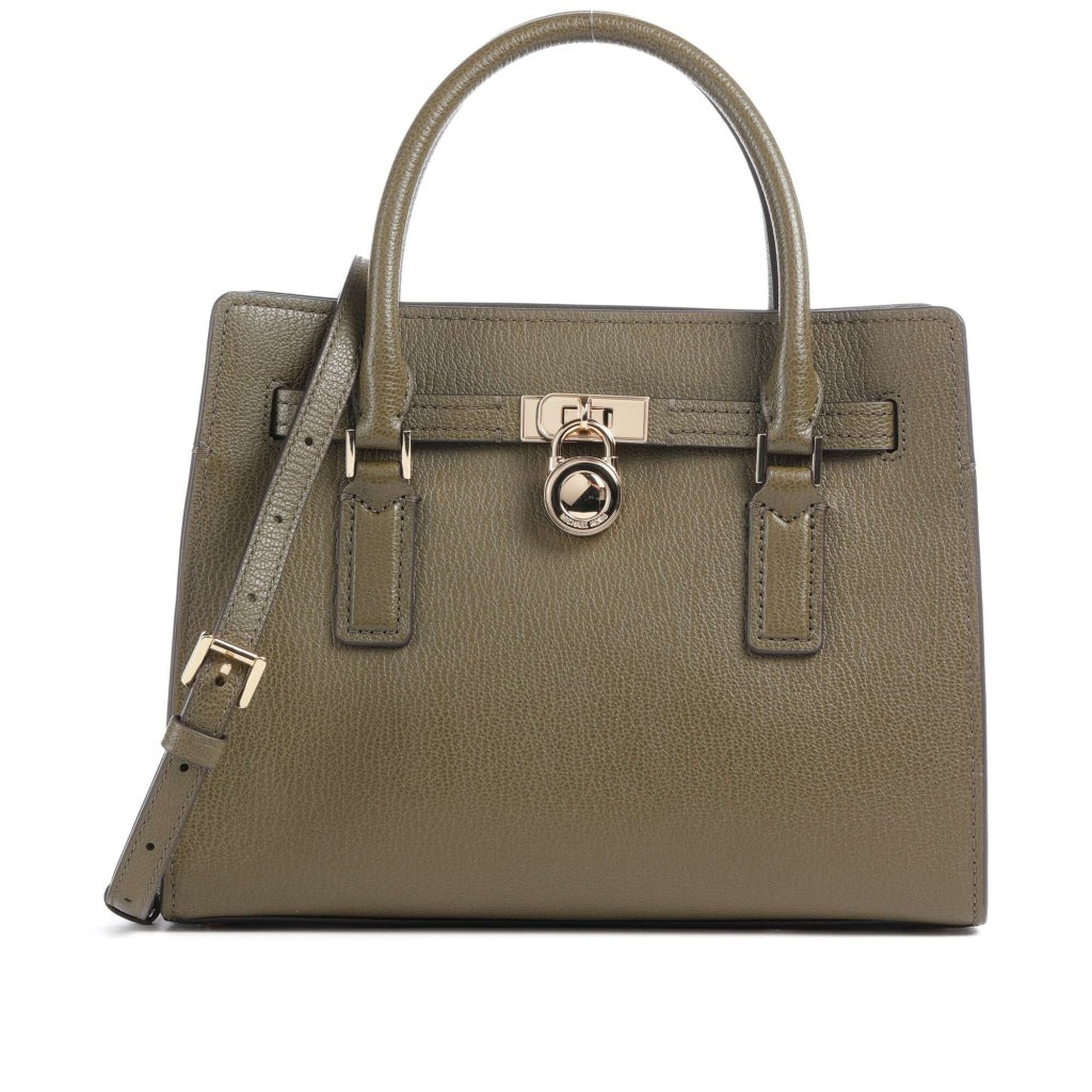 MICHAEL KORS TGNXSL SM SATCHEL en color VERDE  (4)