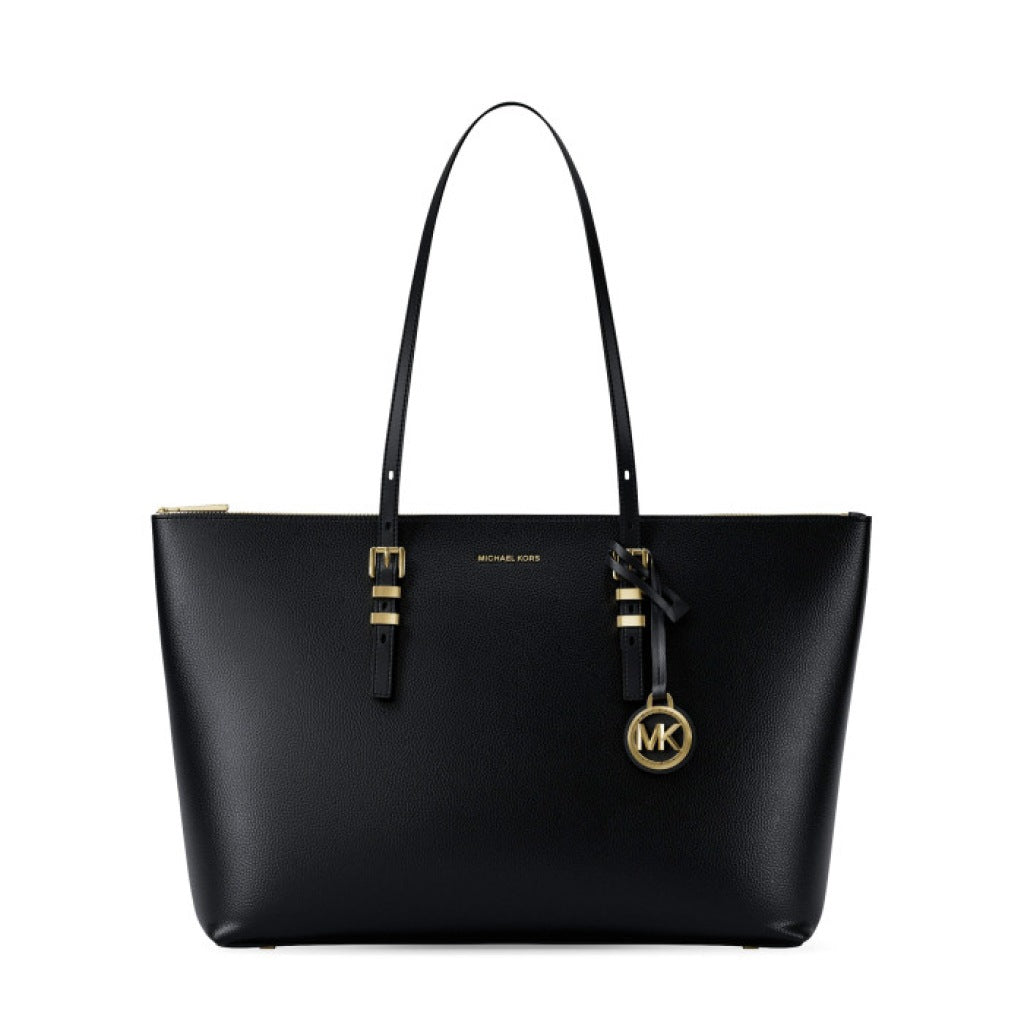 MICHAEL KORS TGQNTL LG EW MF TZ TOTE en color NEGRO  (4)