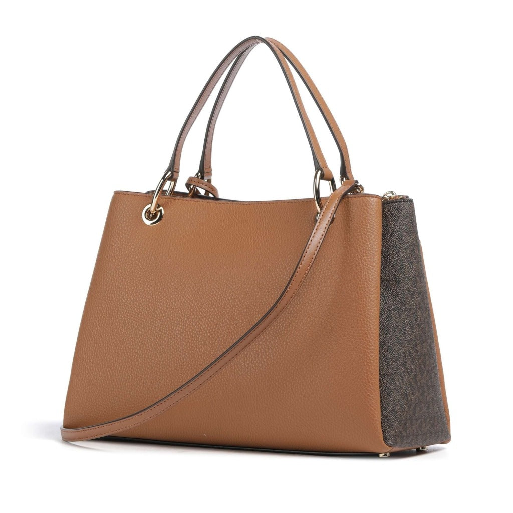 MICHAEL KORS TGXLB MD TRPL CMPT SHLDR en color MARRON  (5)