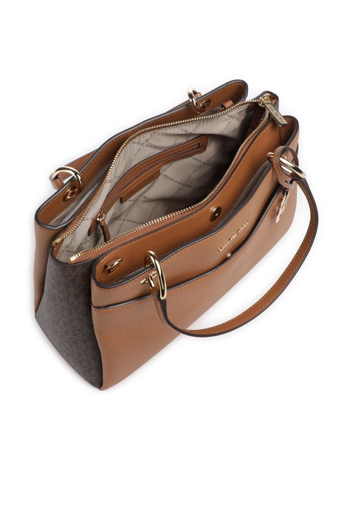 MICHAEL KORS TGXLB MD TRPL CMPT SHLDR en color MARRON  (3)