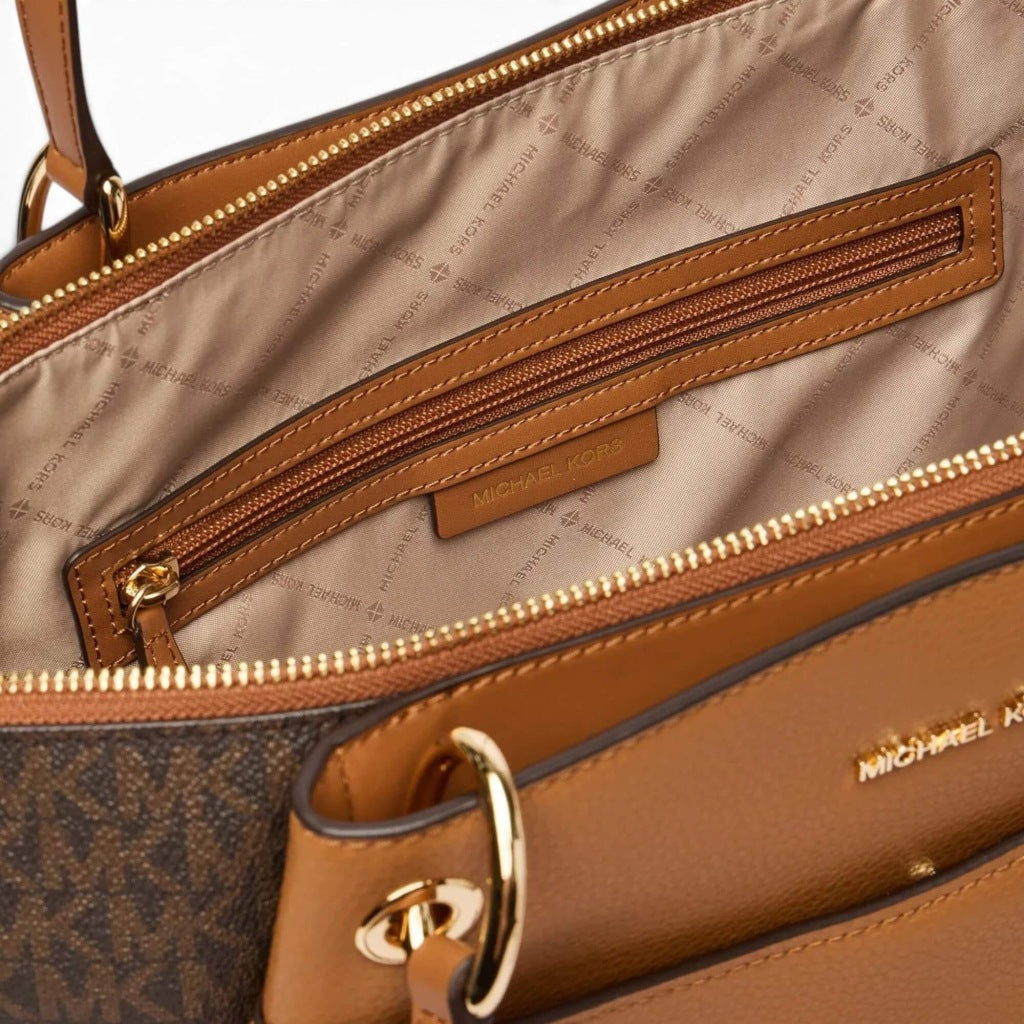 MICHAEL KORS TGXTB LG EW TOTE en color MARRON  (6)