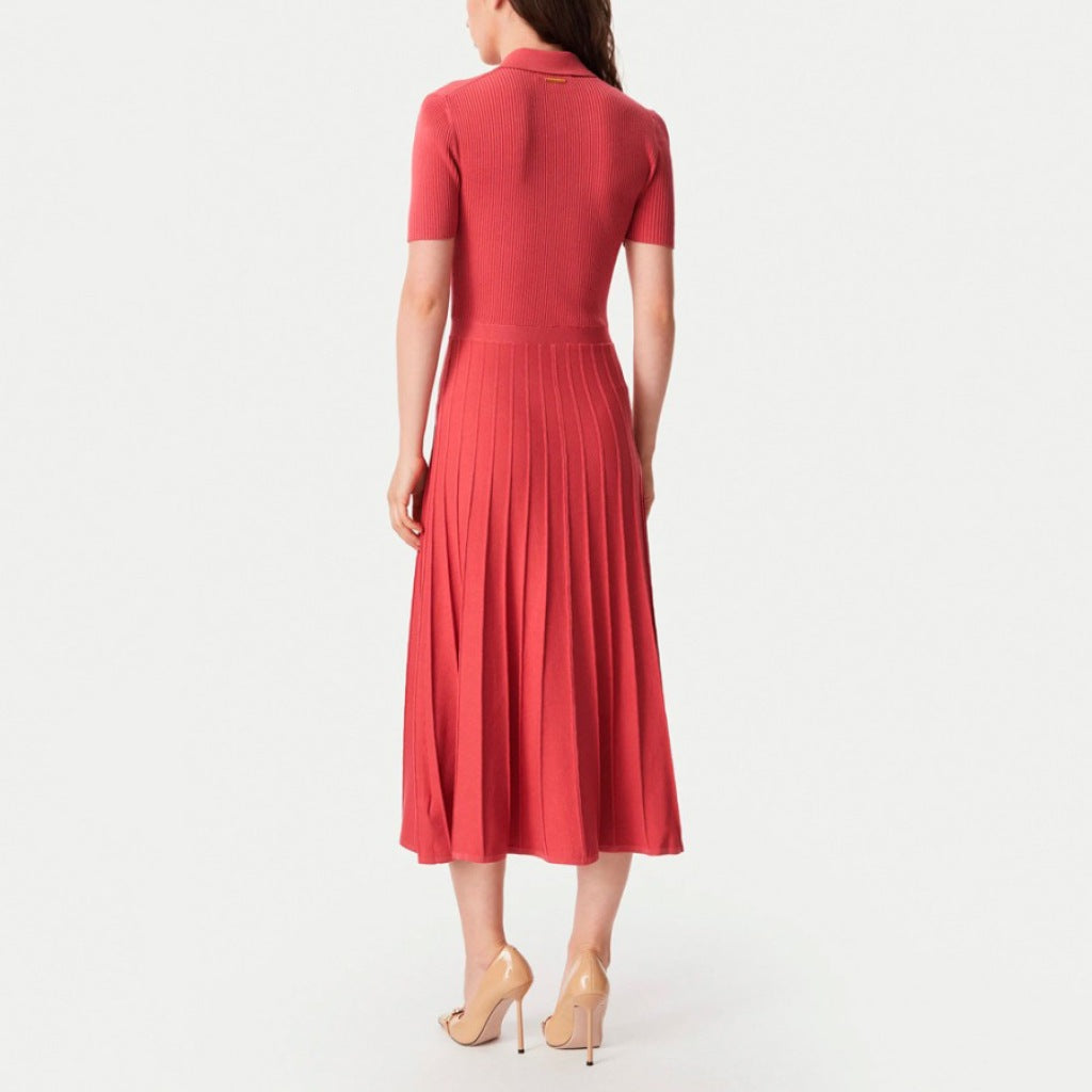 MICHAEL KORS MTFD FIT N FLARE POLO SS MIDI en color NARANJA  (5)