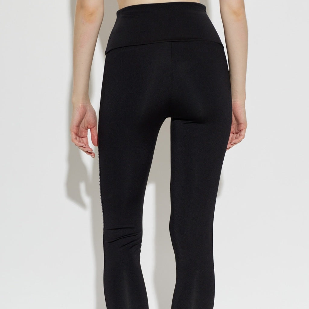 MICHAEL KORS MTIKND TAPE HIGH WST LEGGING en color NEGRO  (5)