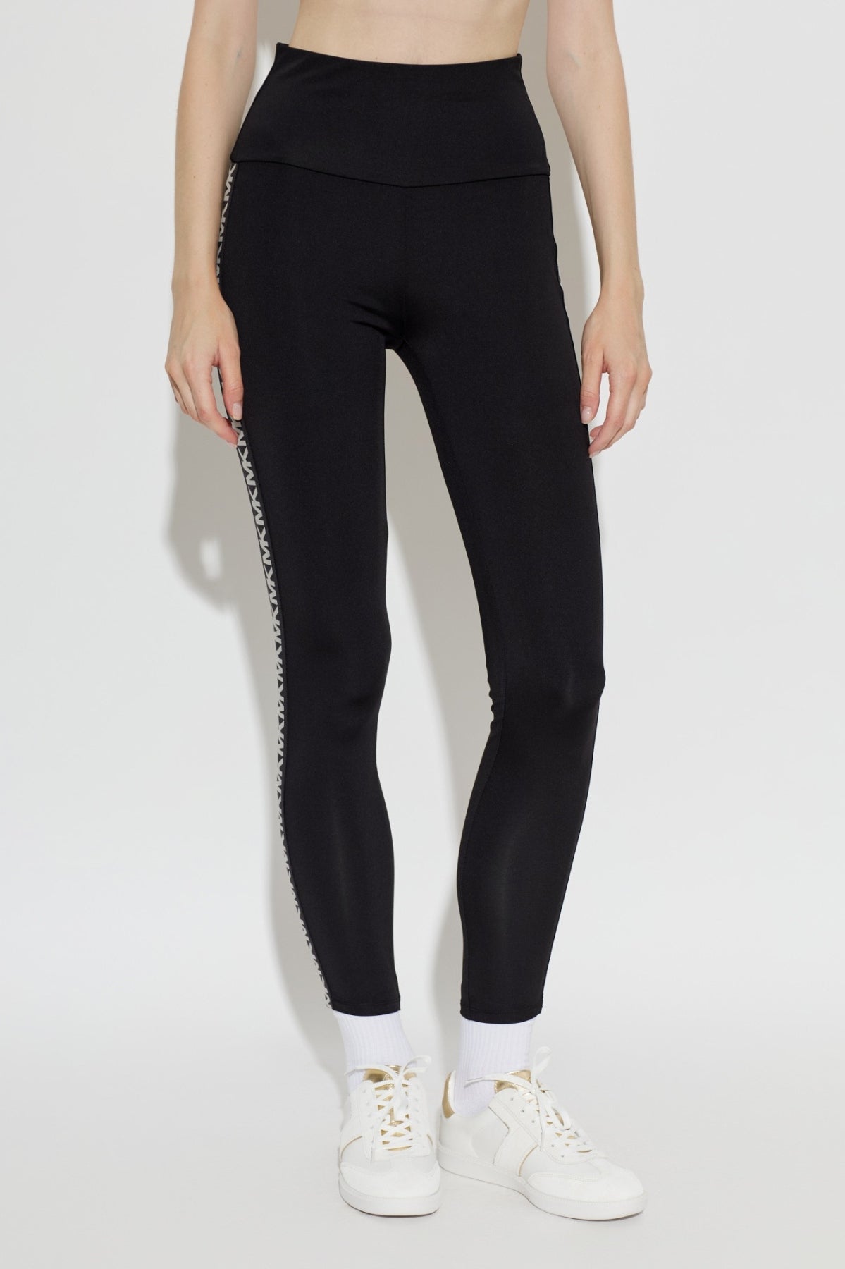 MICHAEL KORS MTIKND TAPE HIGH WST LEGGING en color NEGRO  (1)