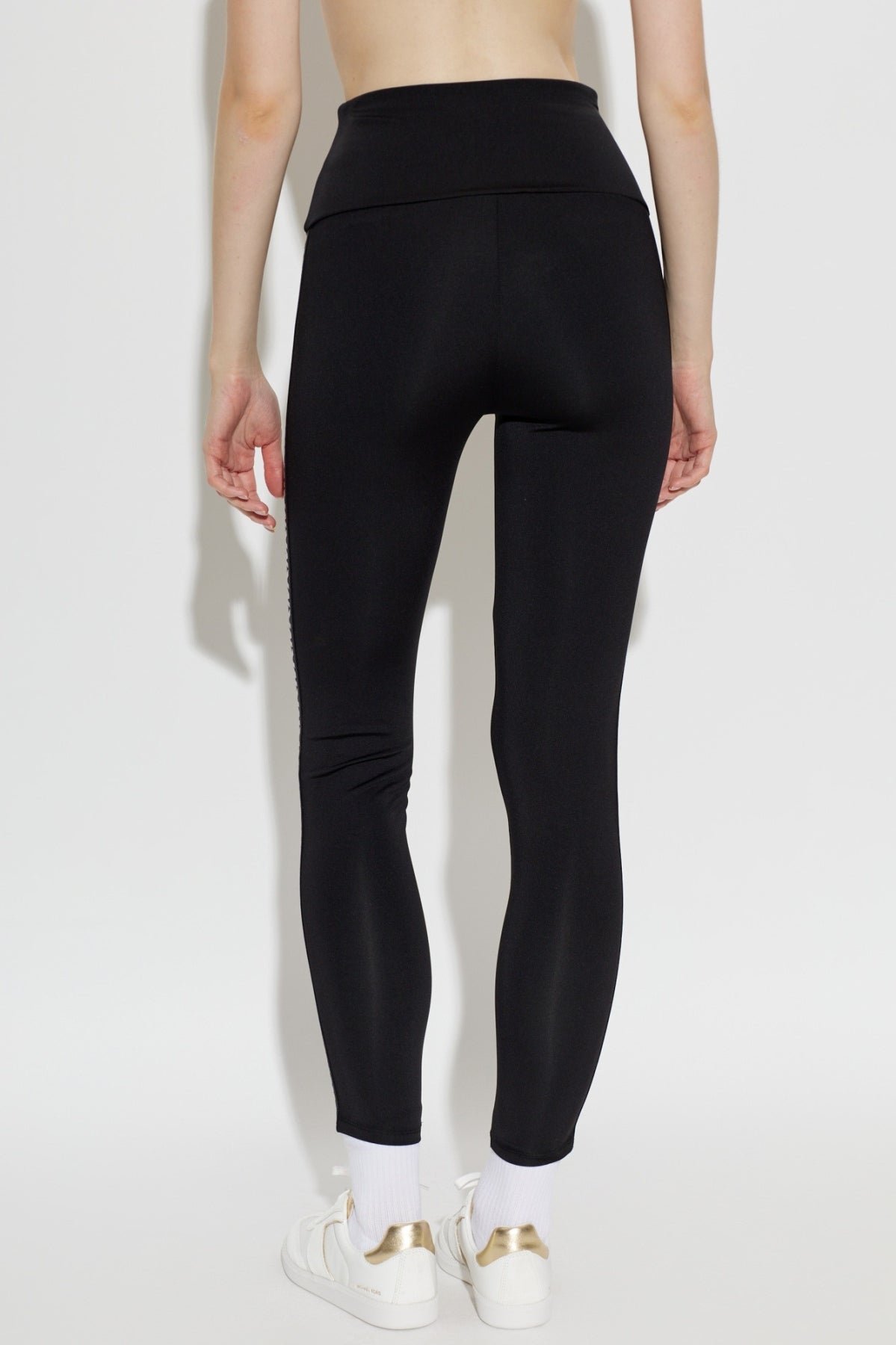 MICHAEL KORS MTIKND TAPE HIGH WST LEGGING en color NEGRO  (2)