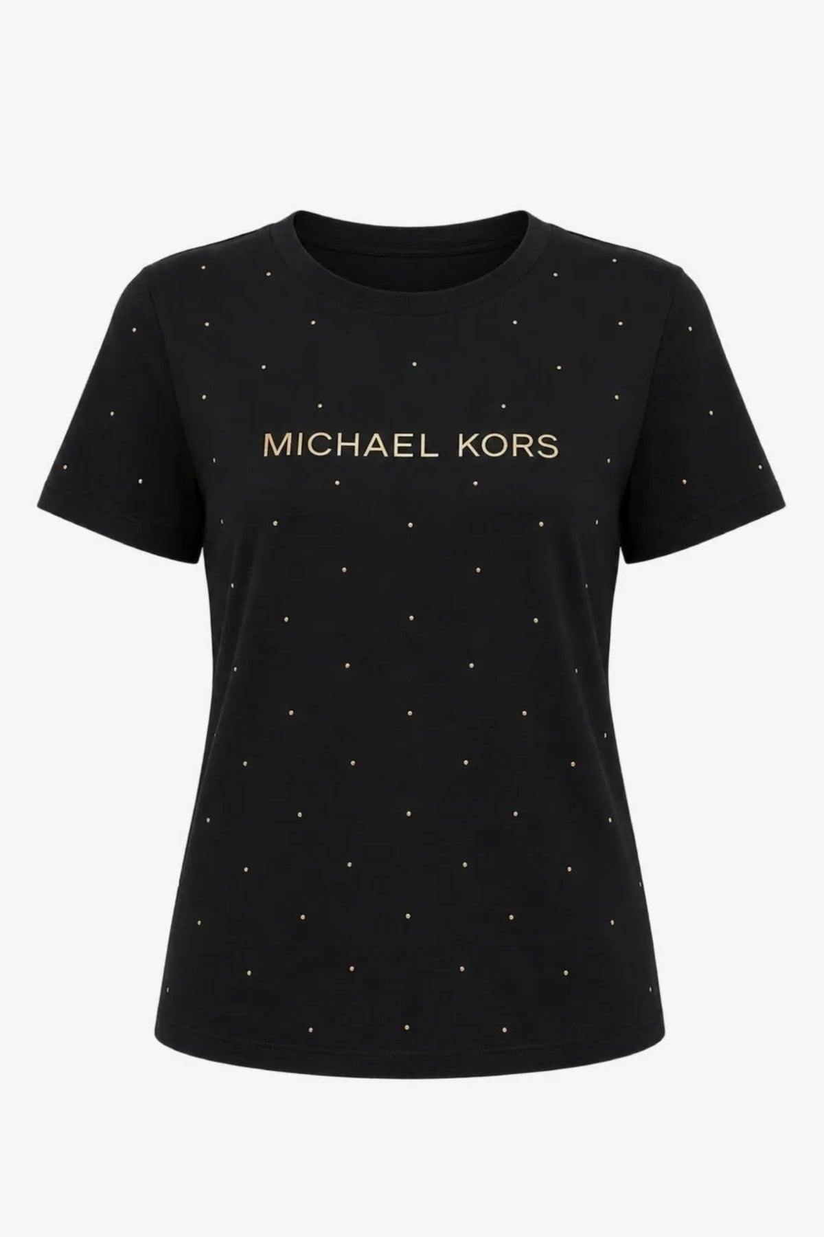 MICHAEL KORS MTYJ CLASSIC MK STUD TEE en color NEGRO  (1)