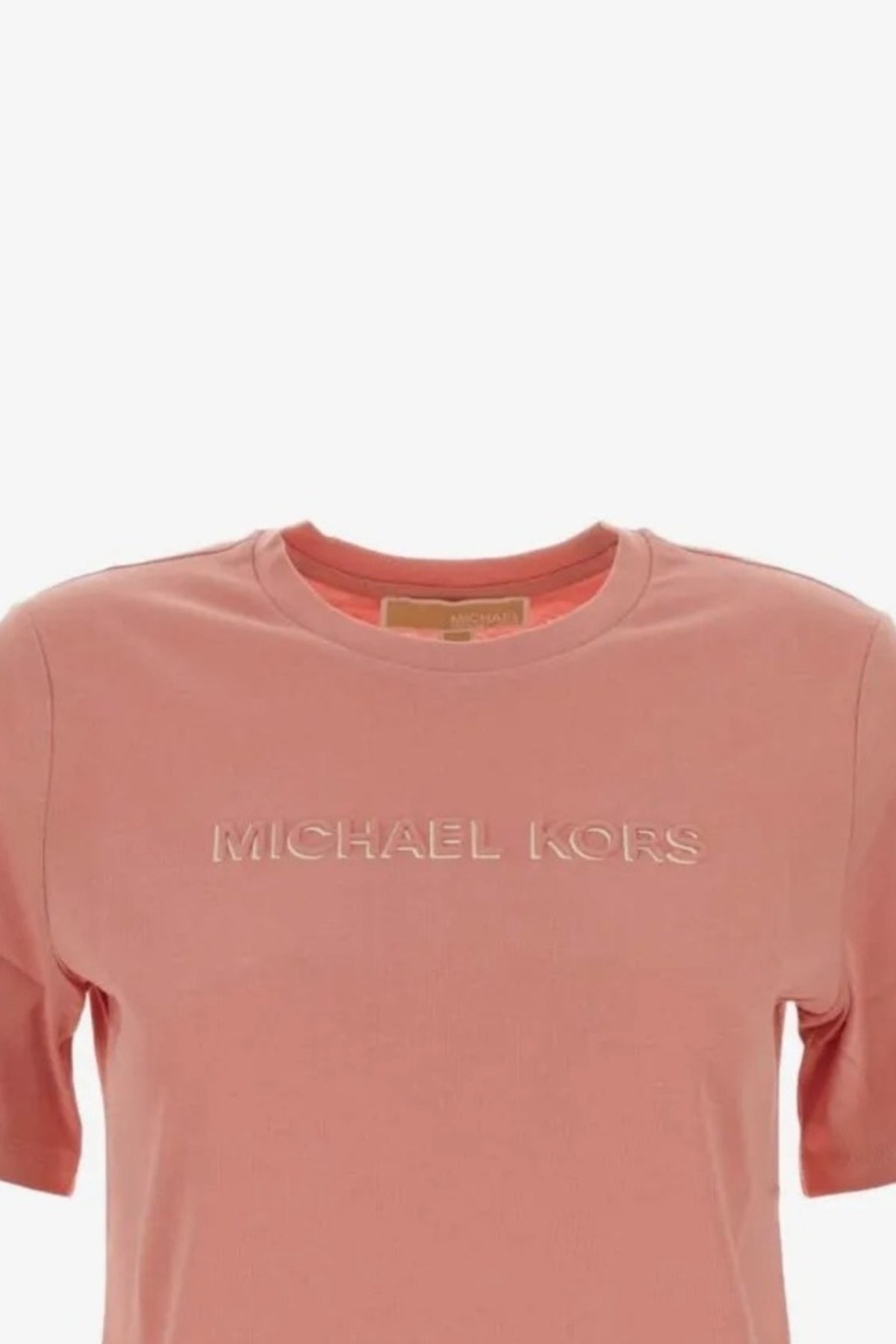MICHAEL KORS MTJ MK SHDW EMBSSED LOGO TEE en color ROSA  (3)