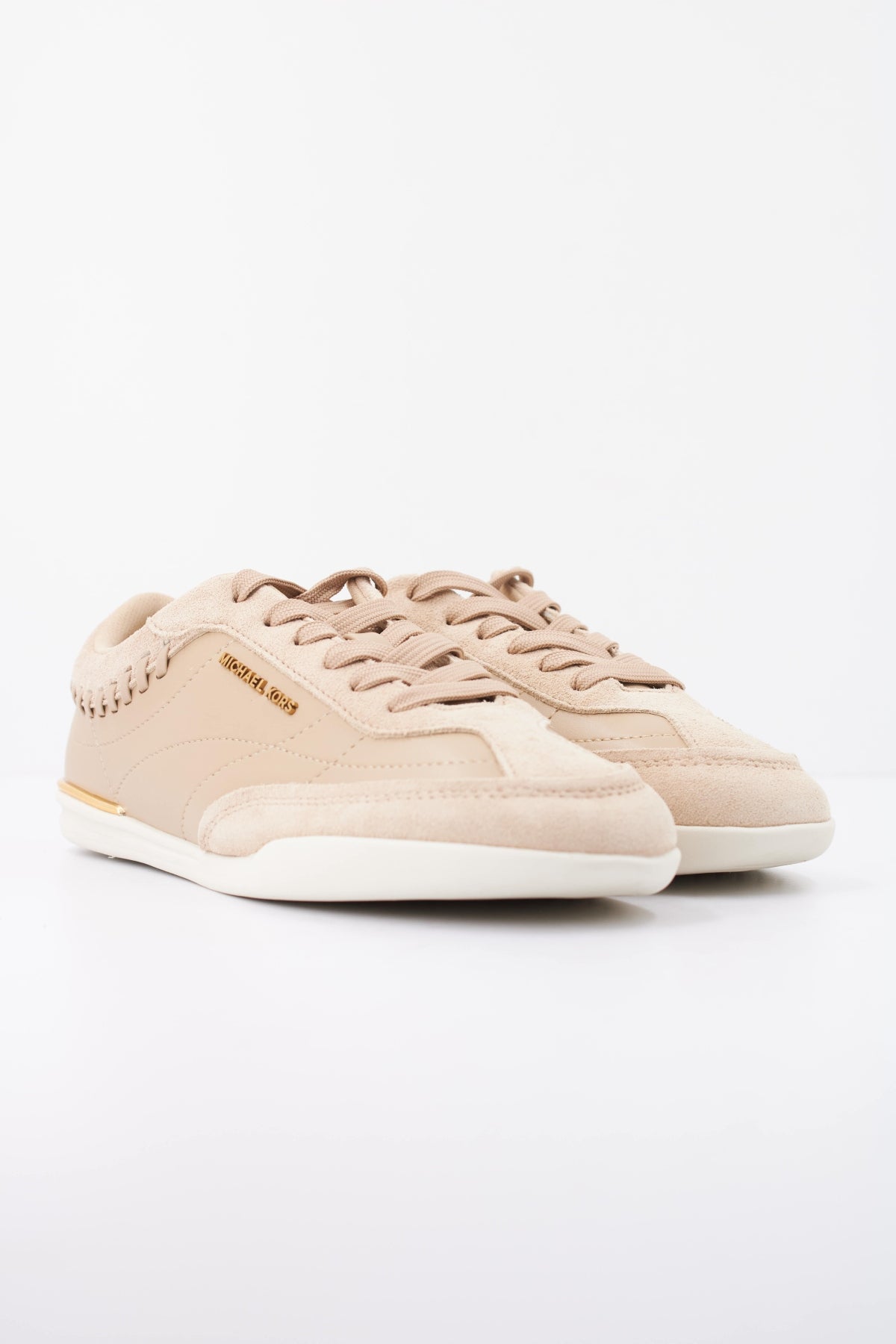 MICHAEL KORS NOLAN LACE UP en color BEIS  (2)