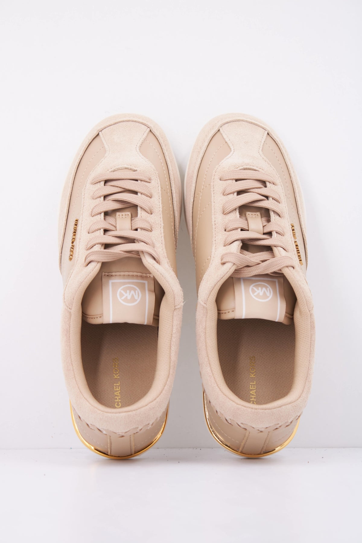 MICHAEL KORS NOLAN LACE UP en color BEIS  (3)