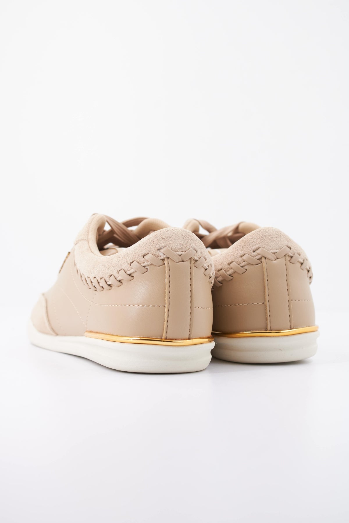 MICHAEL KORS NOLAN LACE UP en color BEIS  (4)