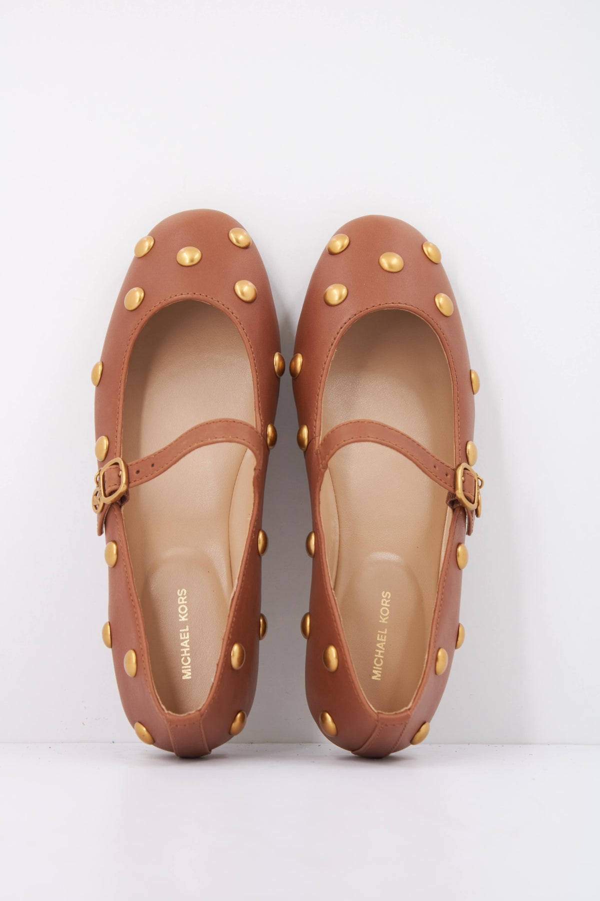 MICHAEL KORS NELLIE FLEX BALLET en color MARRON  (3)
