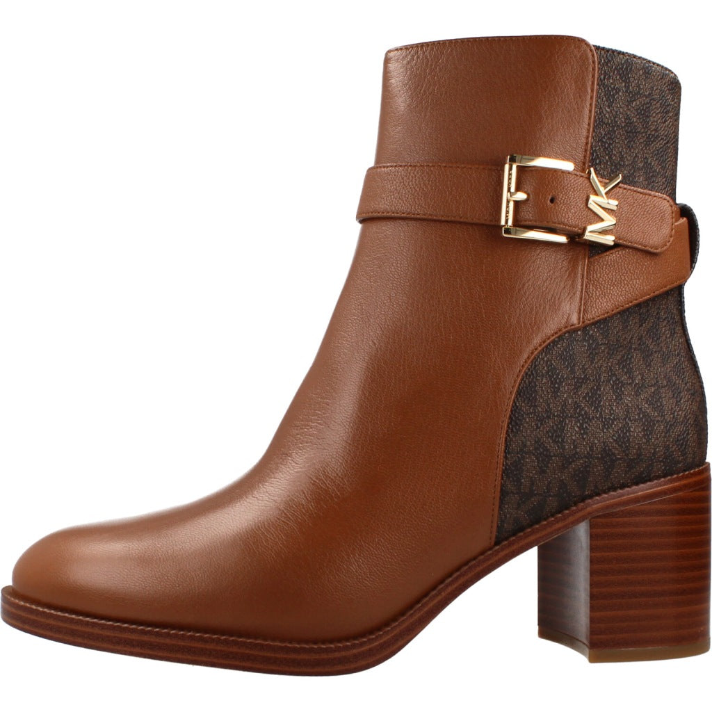 MICHAEL KORS TRCMEL RACHEL HEELED BOOTIE en color MARRON  (2)