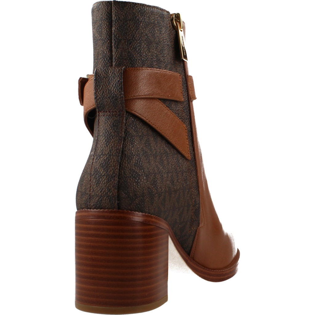 MICHAEL KORS TRCMEL RACHEL HEELED BOOTIE en color MARRON  (3)