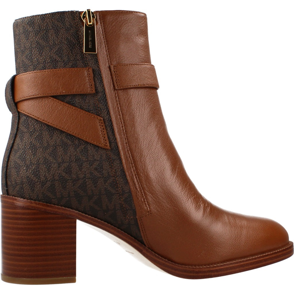 MICHAEL KORS TRCMEL RACHEL HEELED BOOTIE en color MARRON  (4)