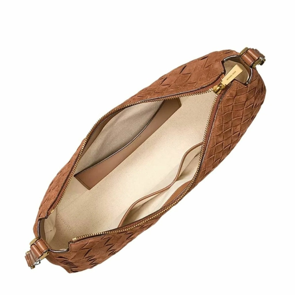 MICHAEL KORS MD TZ CONV SHLDR en color MARRON CLARO  (6)