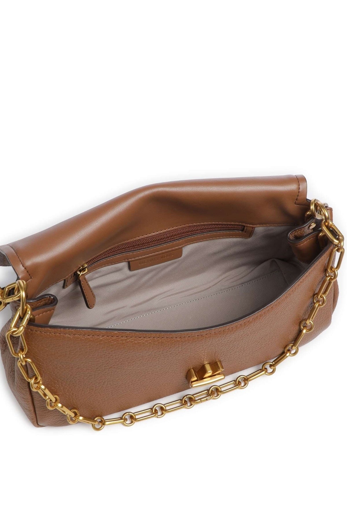 MICHAEL KORS LG TRNLK CNV CHN SHLDR en color MARRON  (4)
