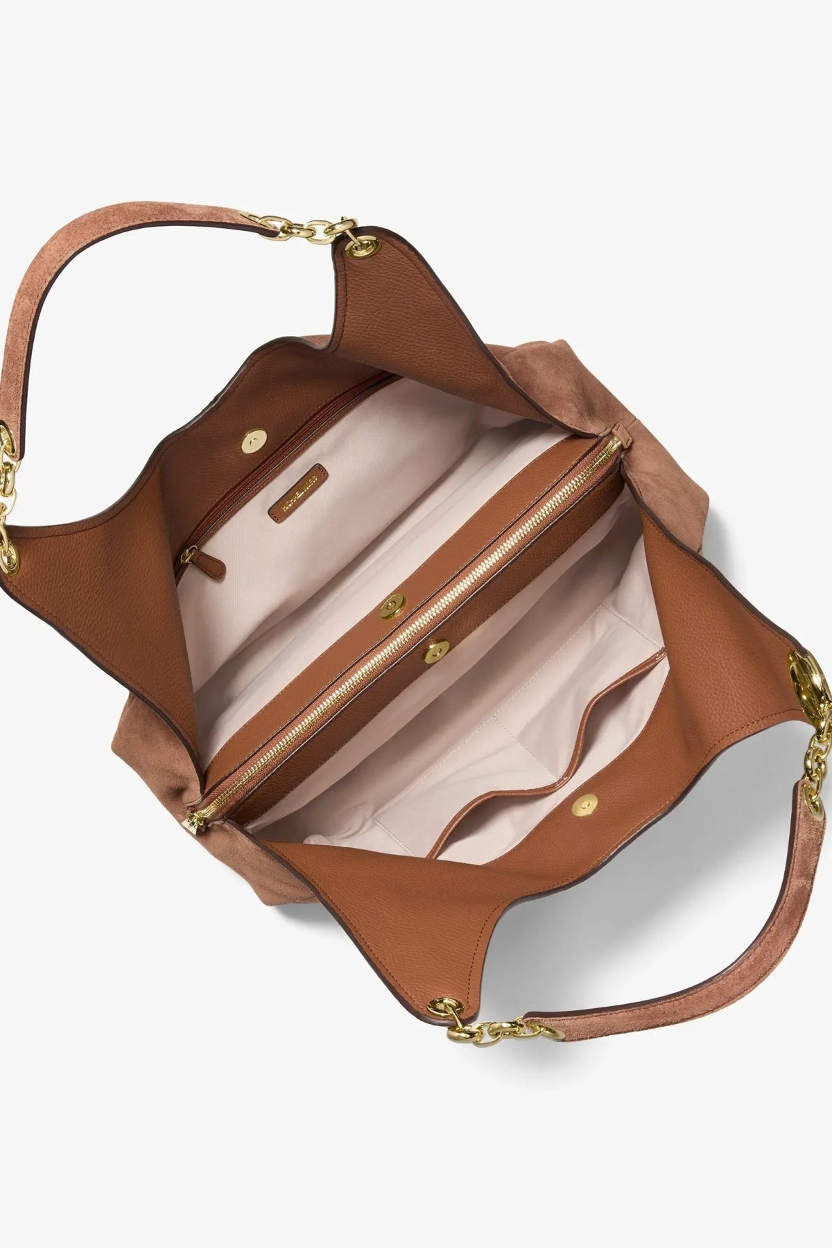 MICHAEL KORS LG TRPL COMPT SHLDR TOTE en color MARRON  (4)