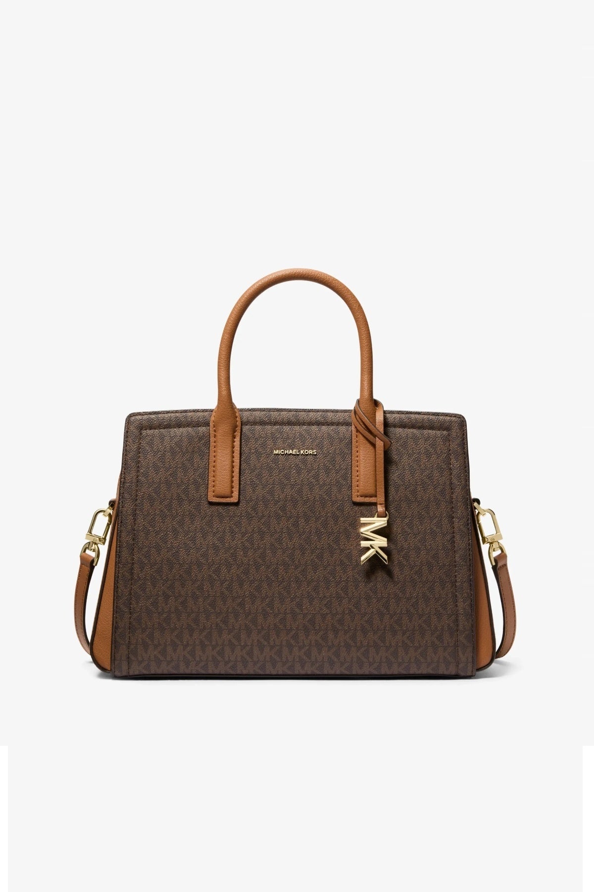 MICHAEL KORS MD SATCHEL en color MARRON  (3)