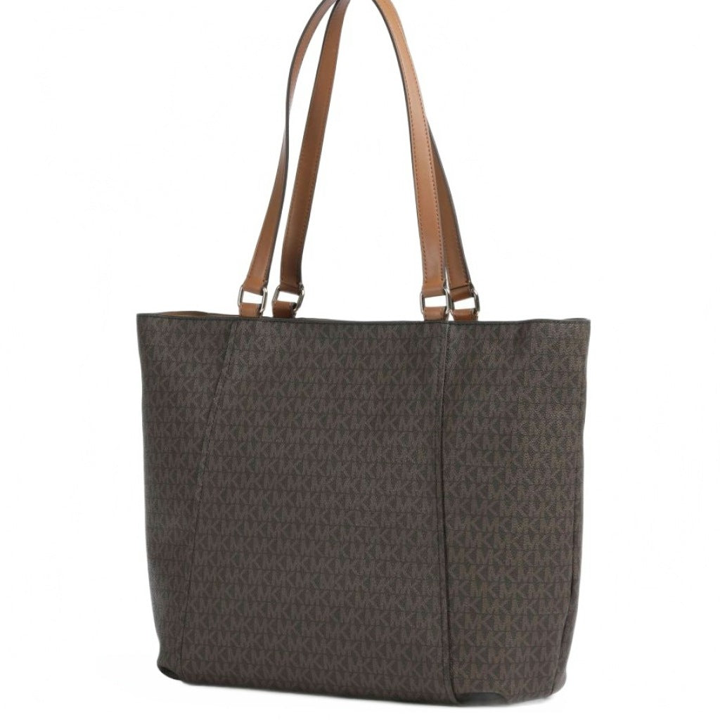 MICHAEL KORS LG ZIP TOTE en color MARRON  (5)