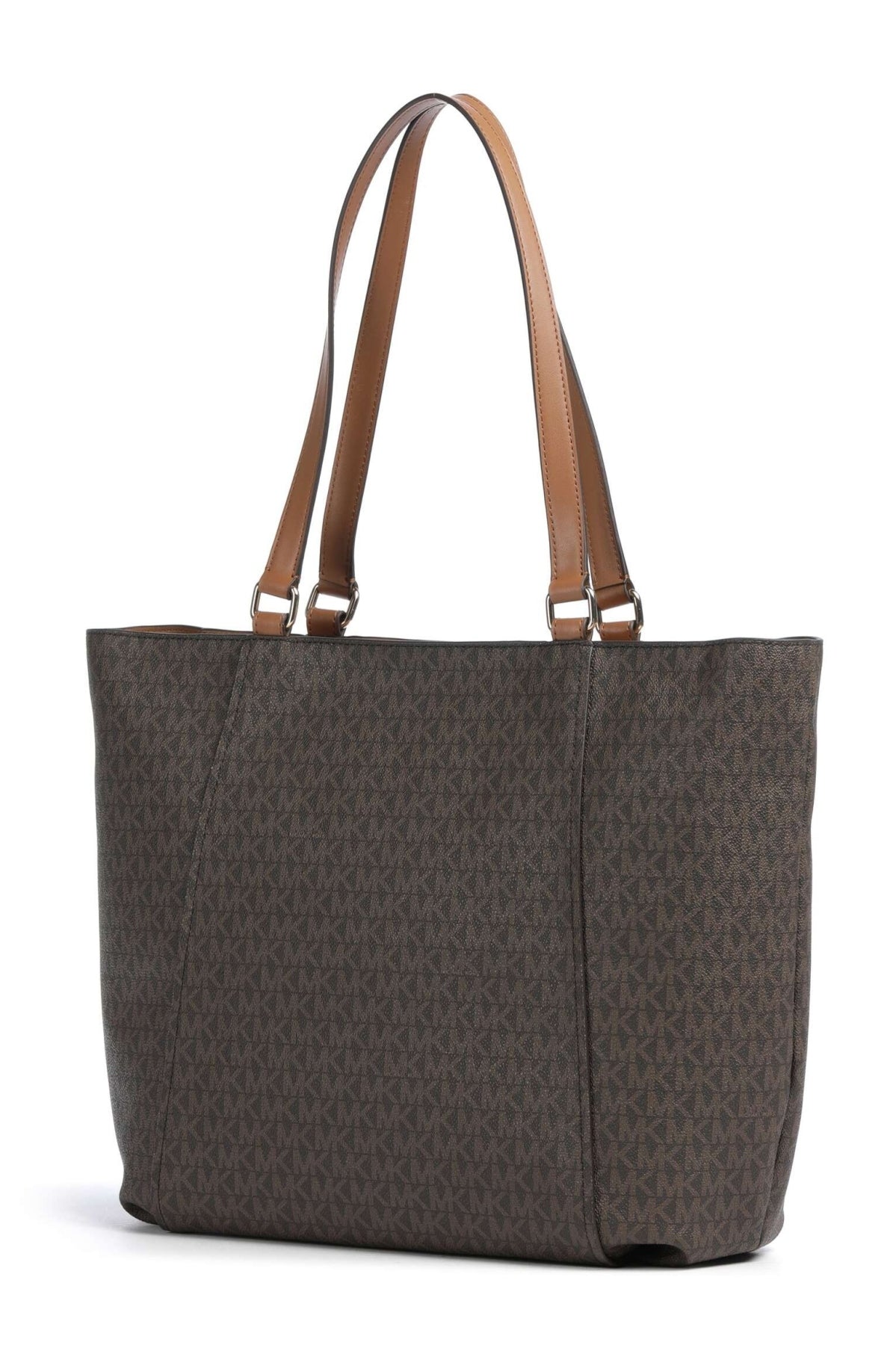MICHAEL KORS LG ZIP TOTE en color MARRON  (2)